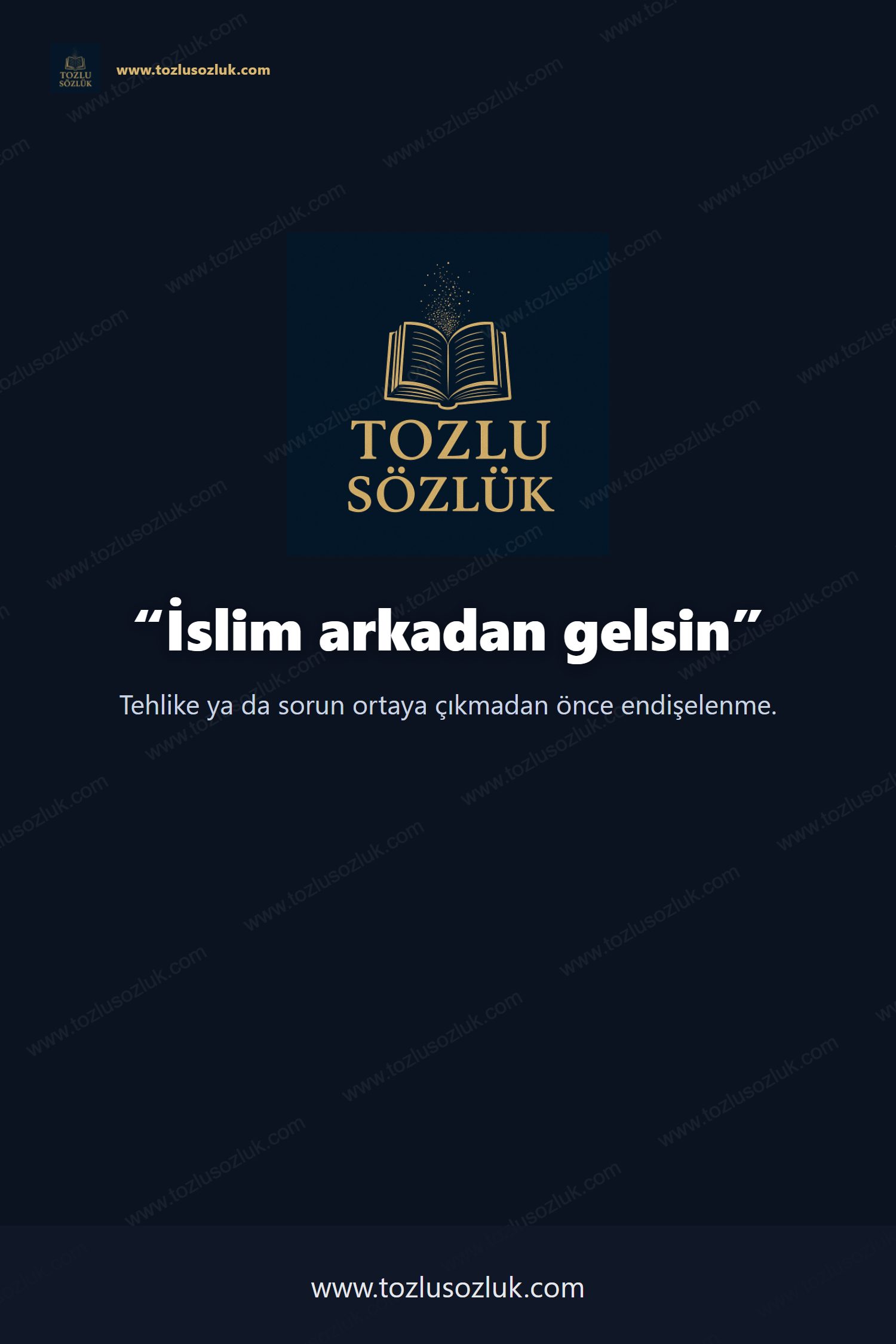 İslim arkadan gelsin Pinterest görseli