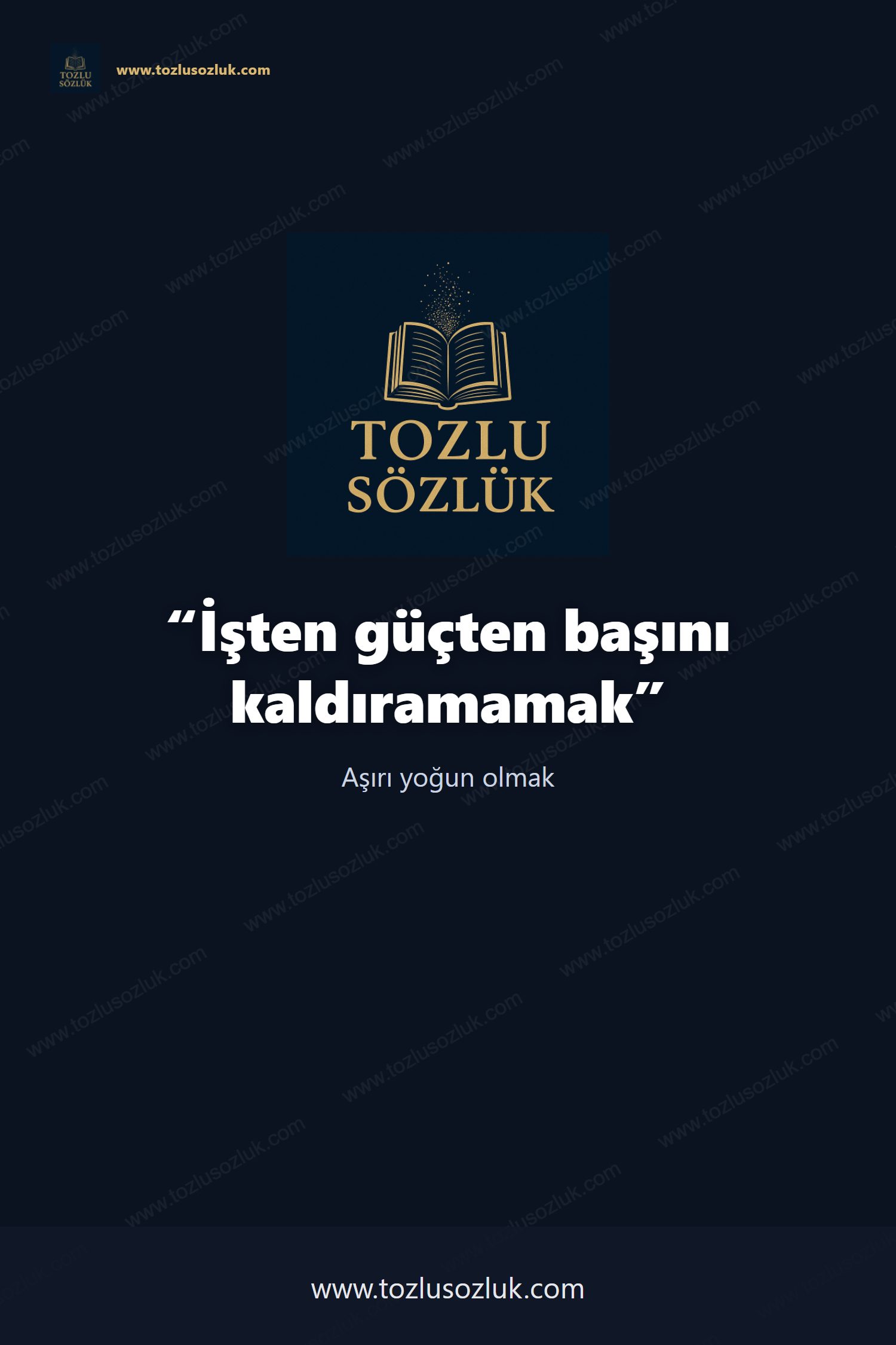 İşten güçten başını kaldıramamak Pinterest görseli