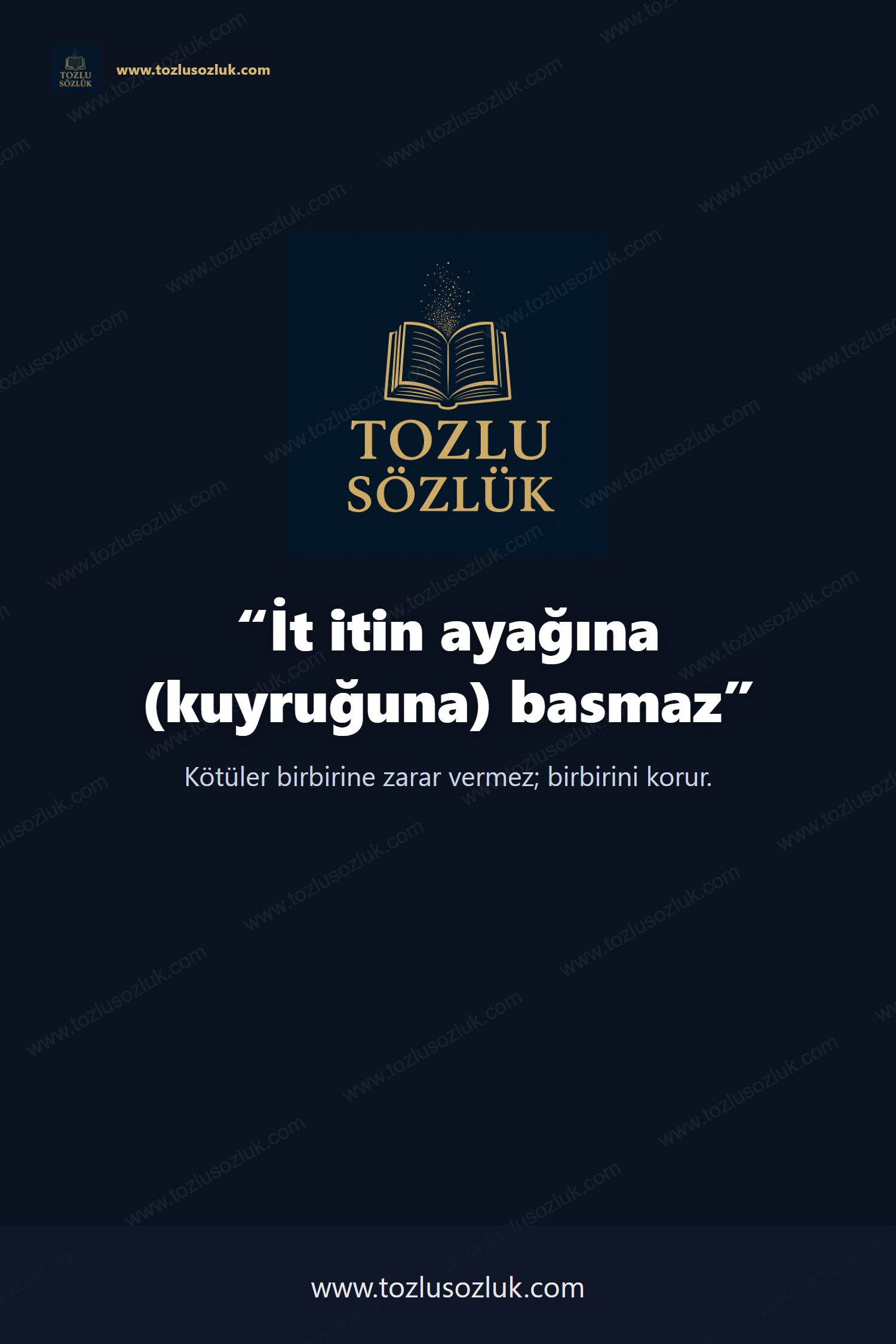 İt itin ayağına (kuyruğuna) basmaz Pinterest görseli