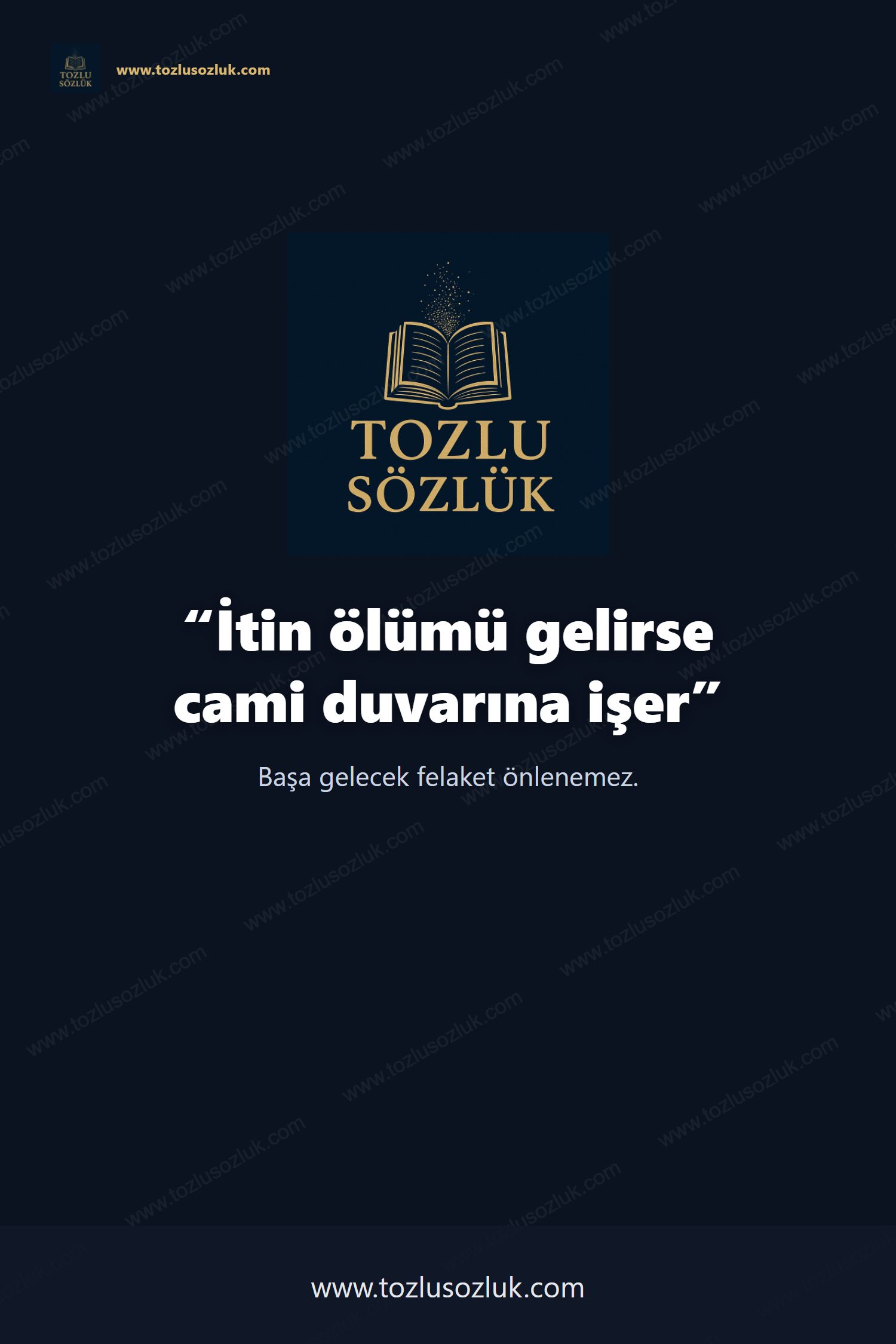 İtin ölümü gelirse cami duvarına işer Pinterest görseli