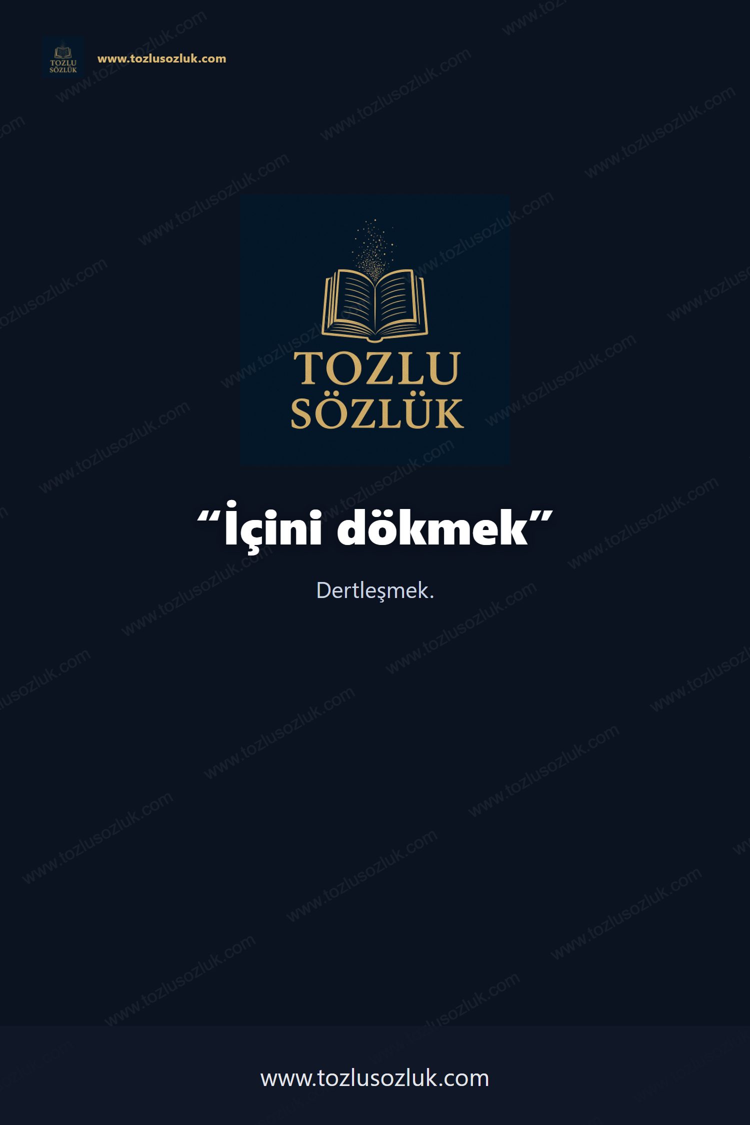 İçini dökmek Pinterest görseli