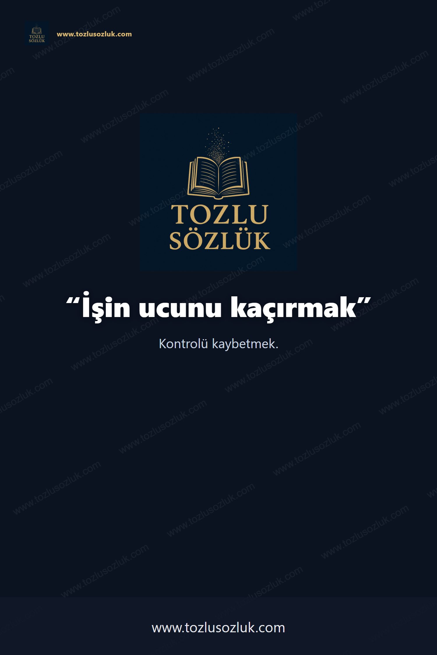 İşin ucunu kaçırmak Pinterest görseli