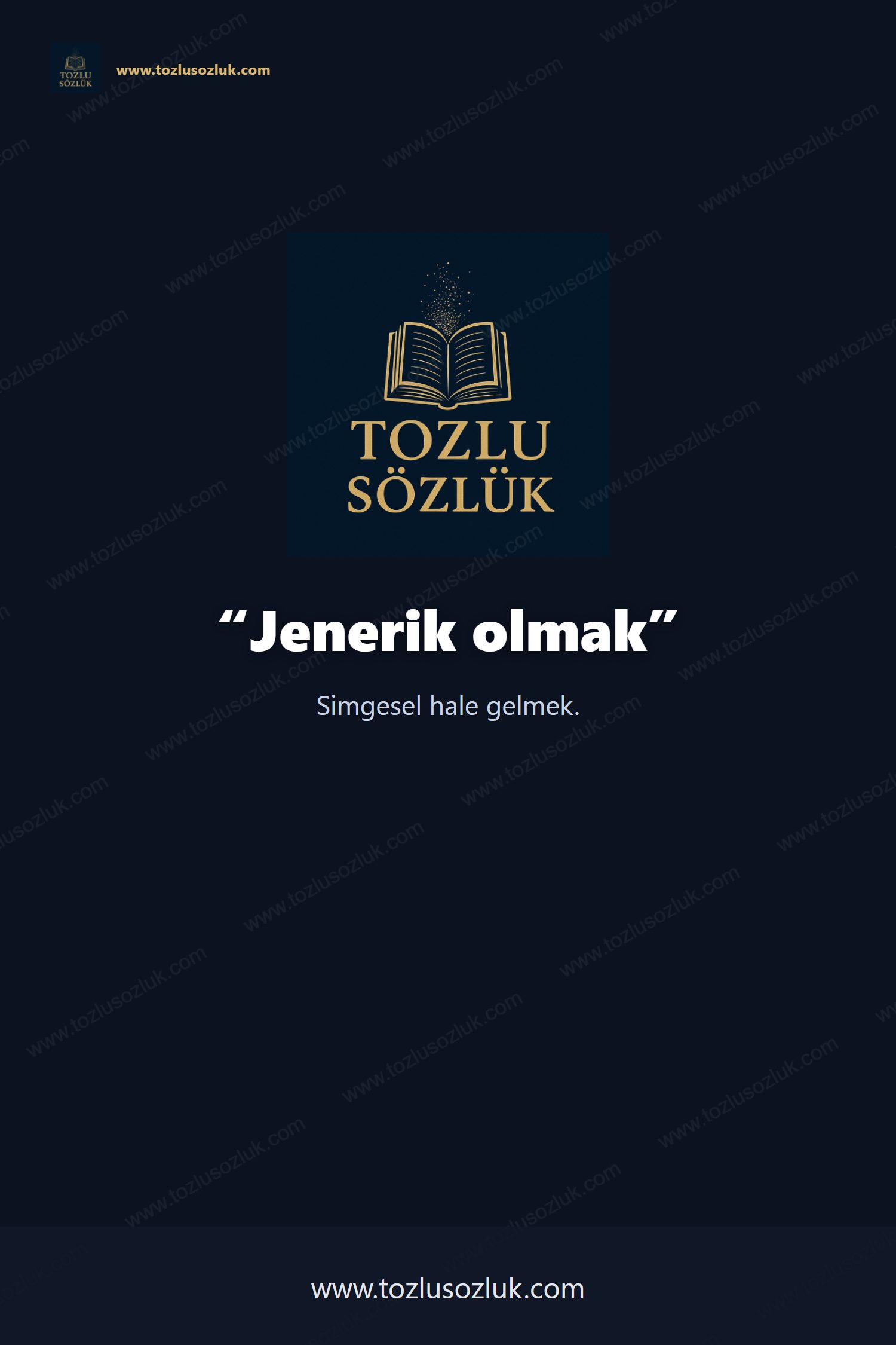 Jenerik olmak Pinterest görseli