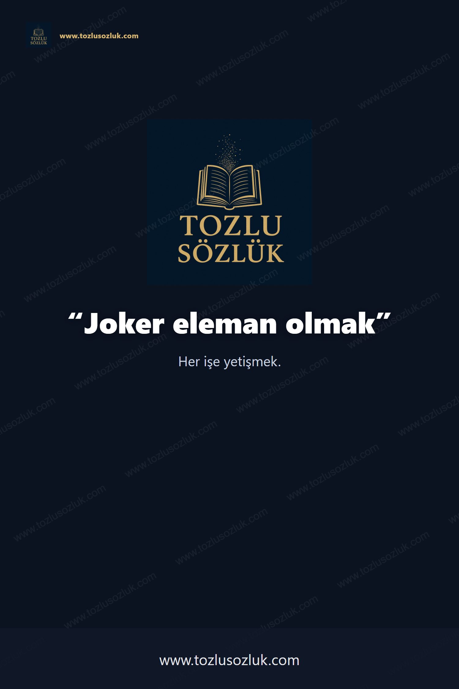 Joker eleman olmak Pinterest görseli
