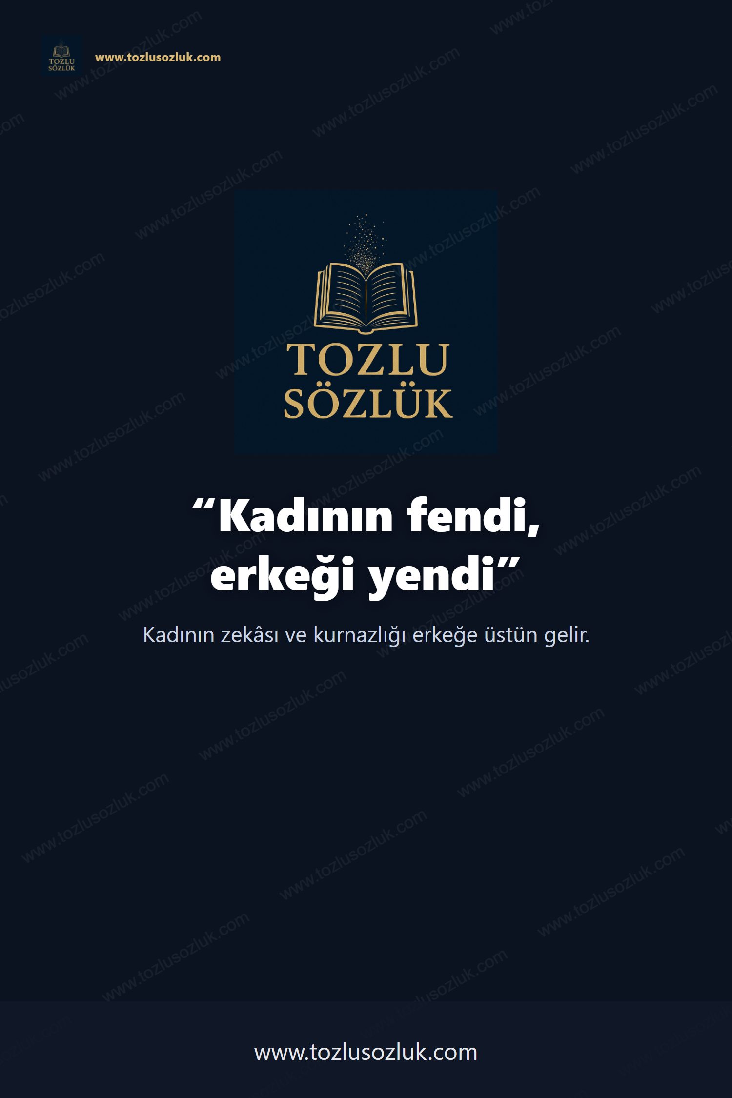 Kadının fendi, erkeği yendi Pinterest görseli