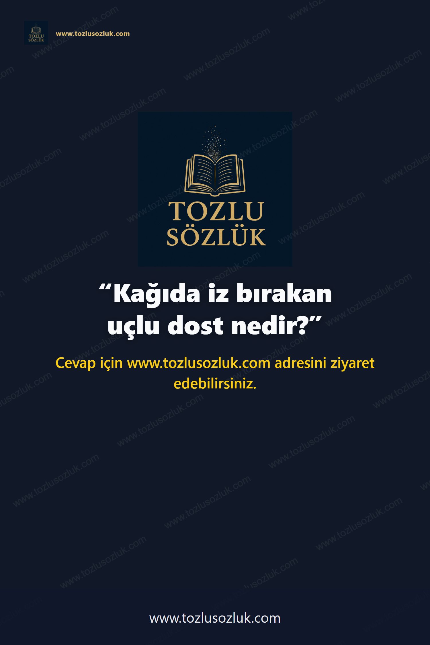 Kağıda iz bırakan uçlu dost nedir? Pinterest görseli