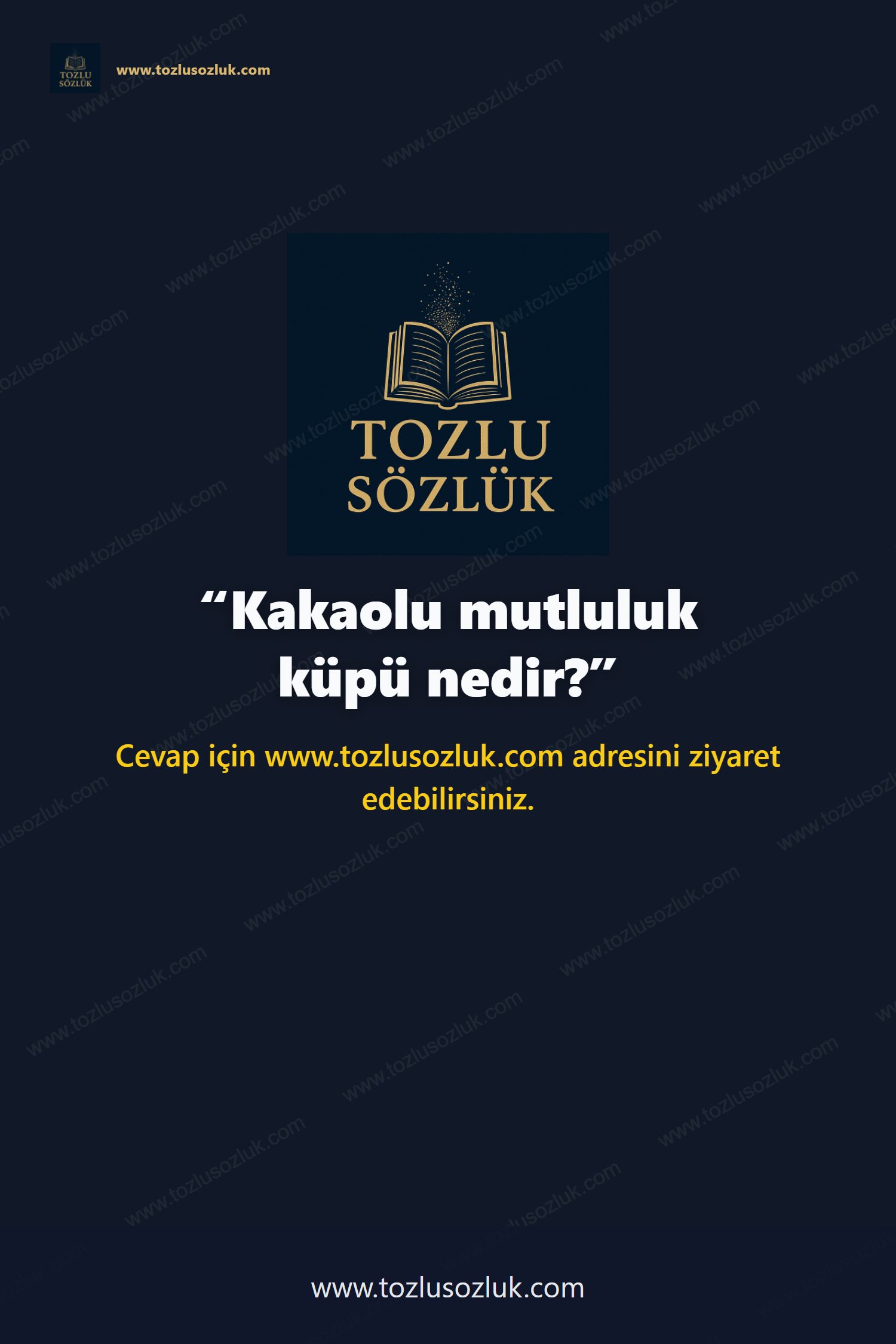 Kakaolu mutluluk küpü nedir? Pinterest görseli