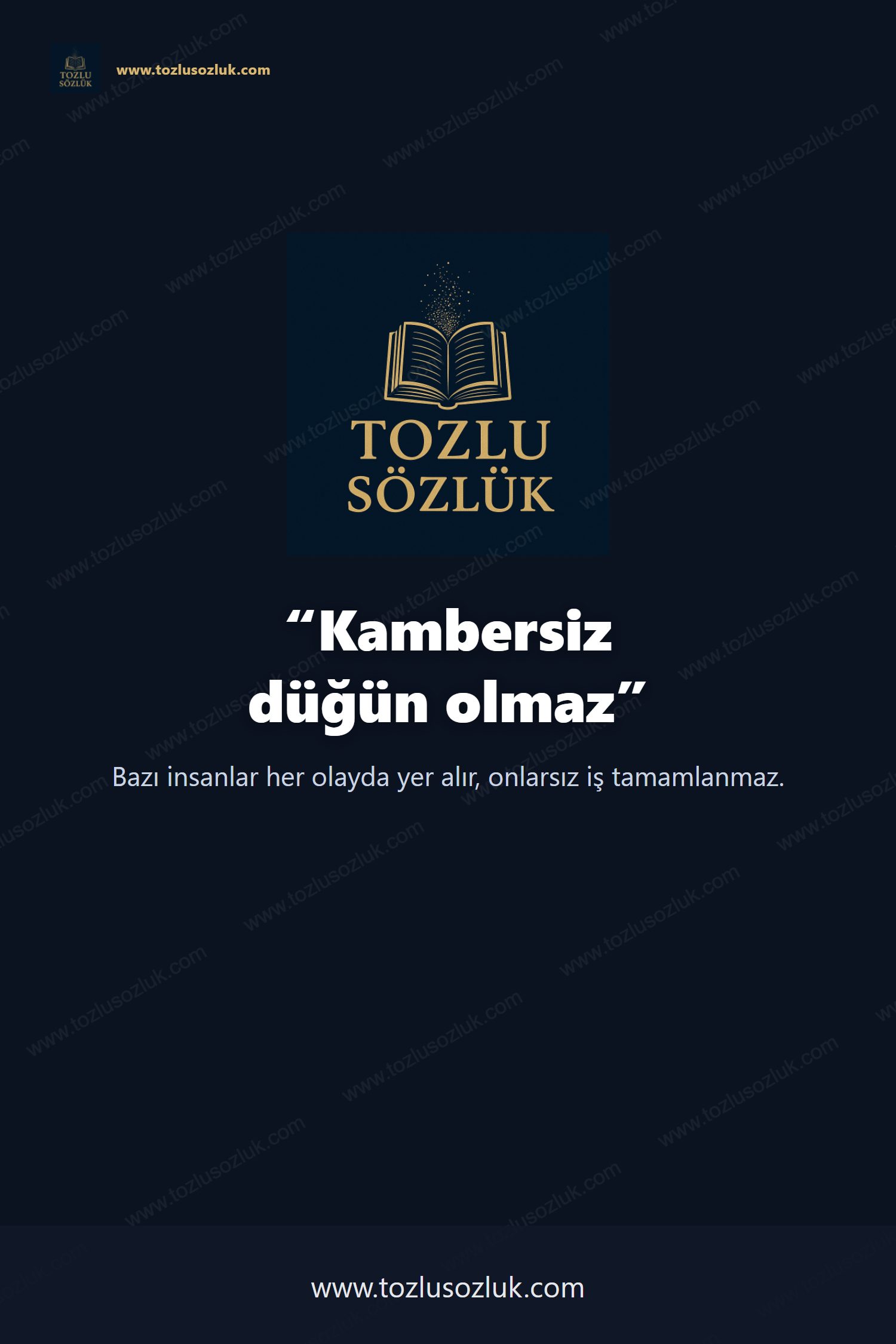 Kambersiz düğün olmaz Pinterest görseli