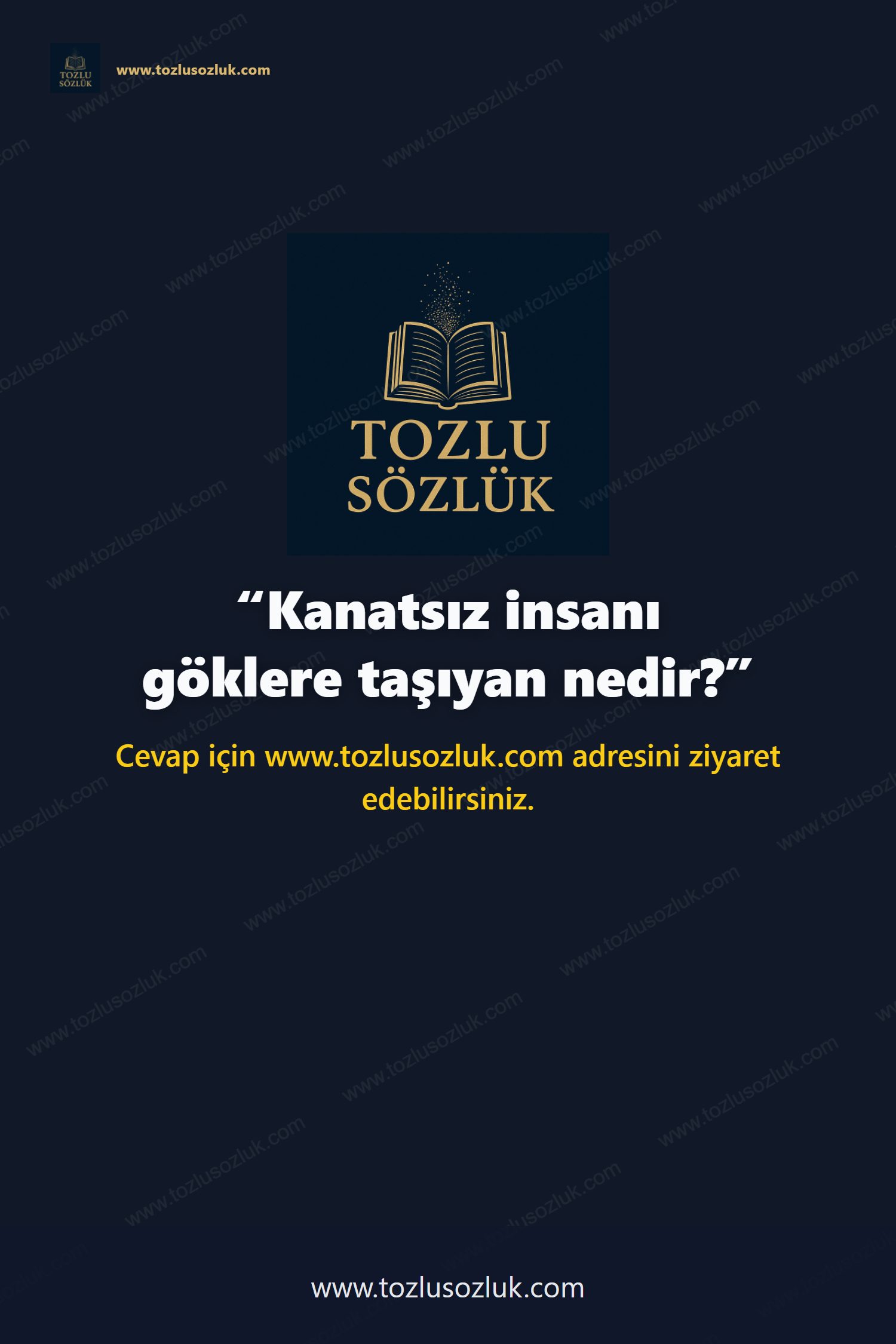 Kanatsız insanı göklere taşıyan nedir? Pinterest görseli