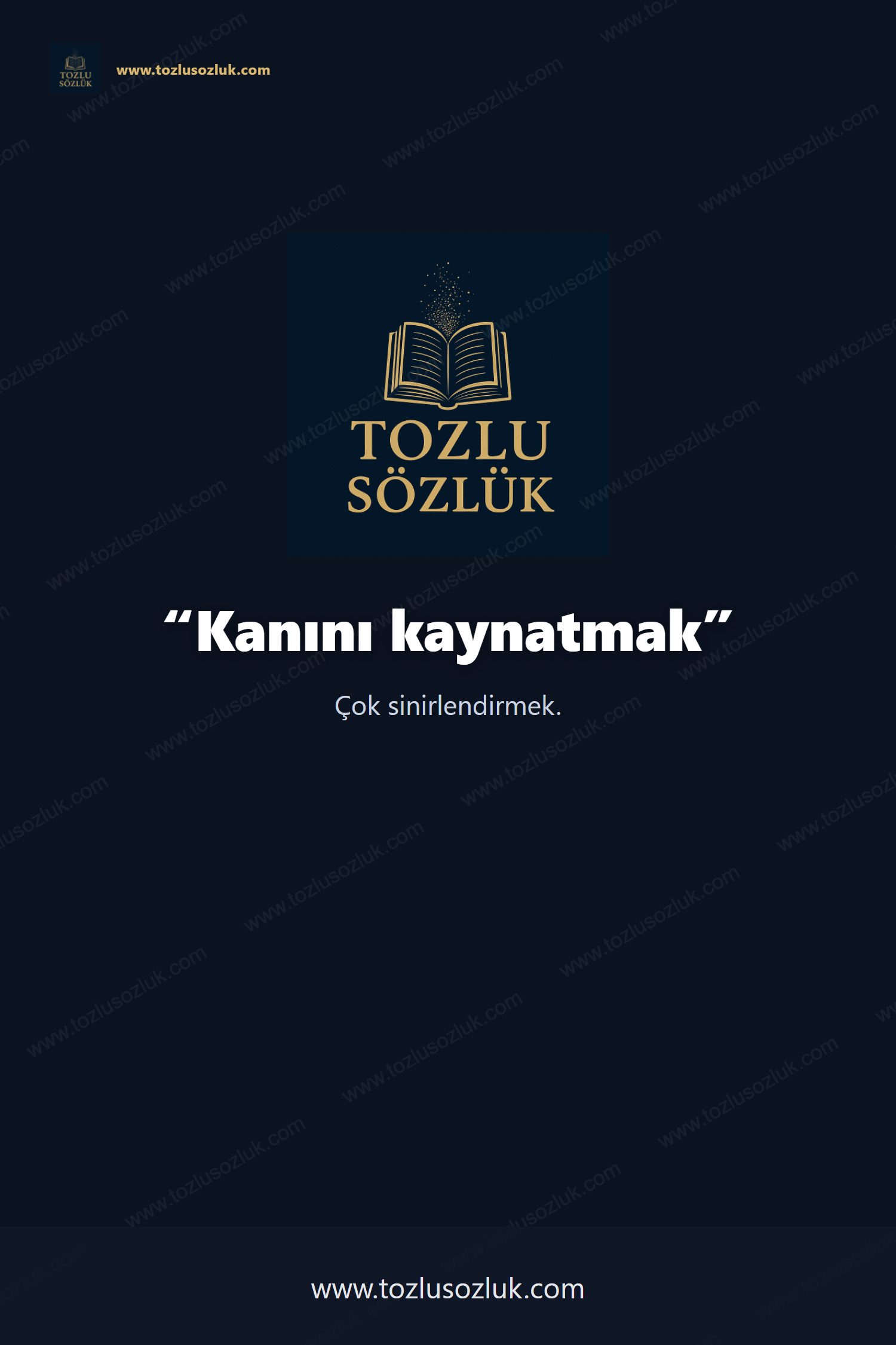 Kanını kaynatmak Pinterest görseli