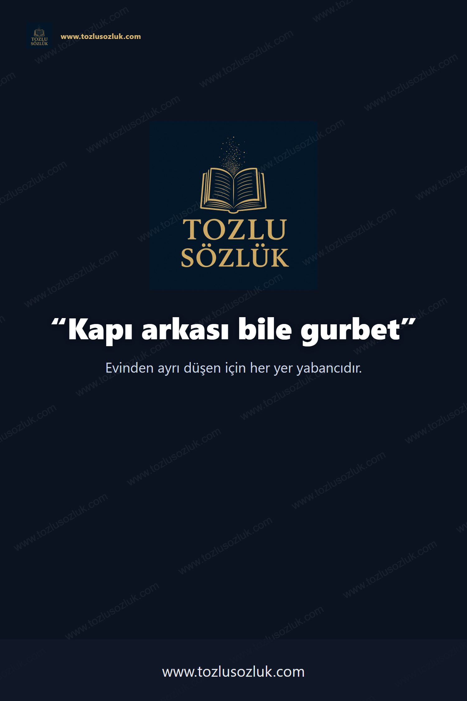 Kapı arkası bile gurbet Pinterest görseli