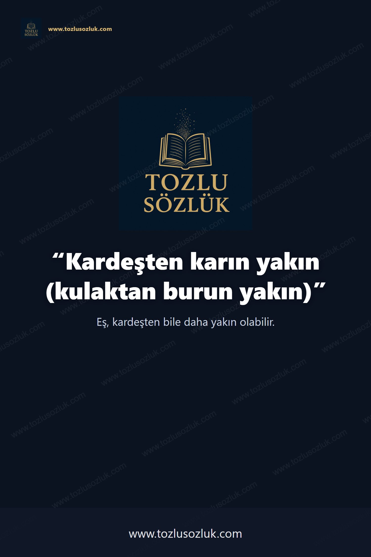 Kardeşten karın yakın (kulaktan burun yakın) Pinterest görseli