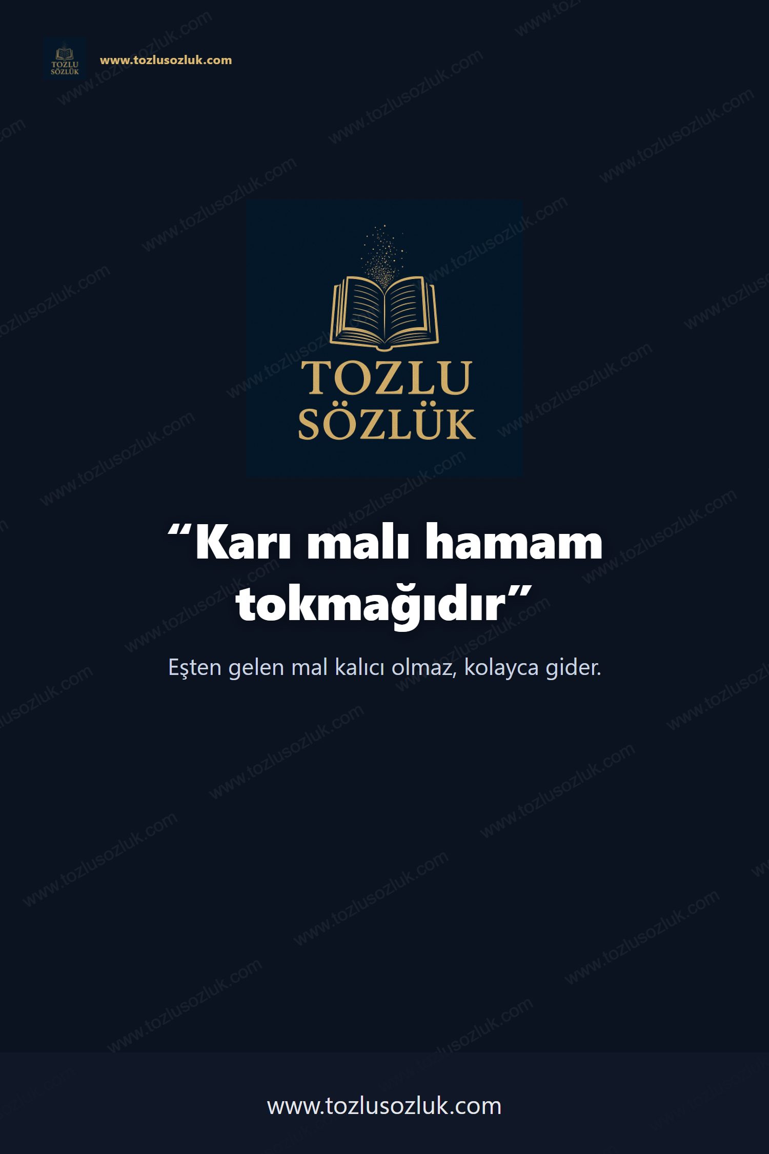 Karı malı hamam tokmağıdır Pinterest görseli