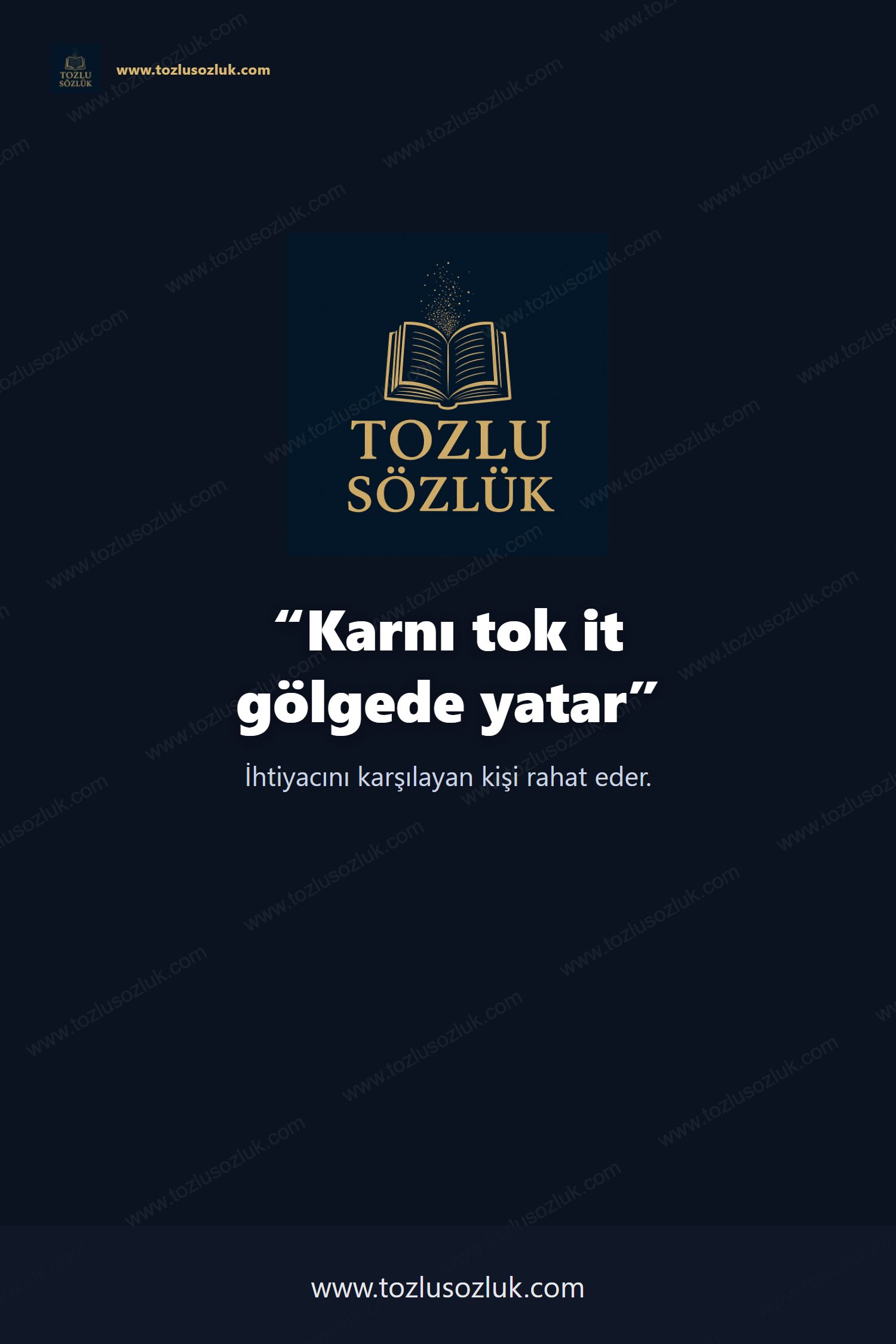 Karnı tok it gölgede yatar Pinterest görseli