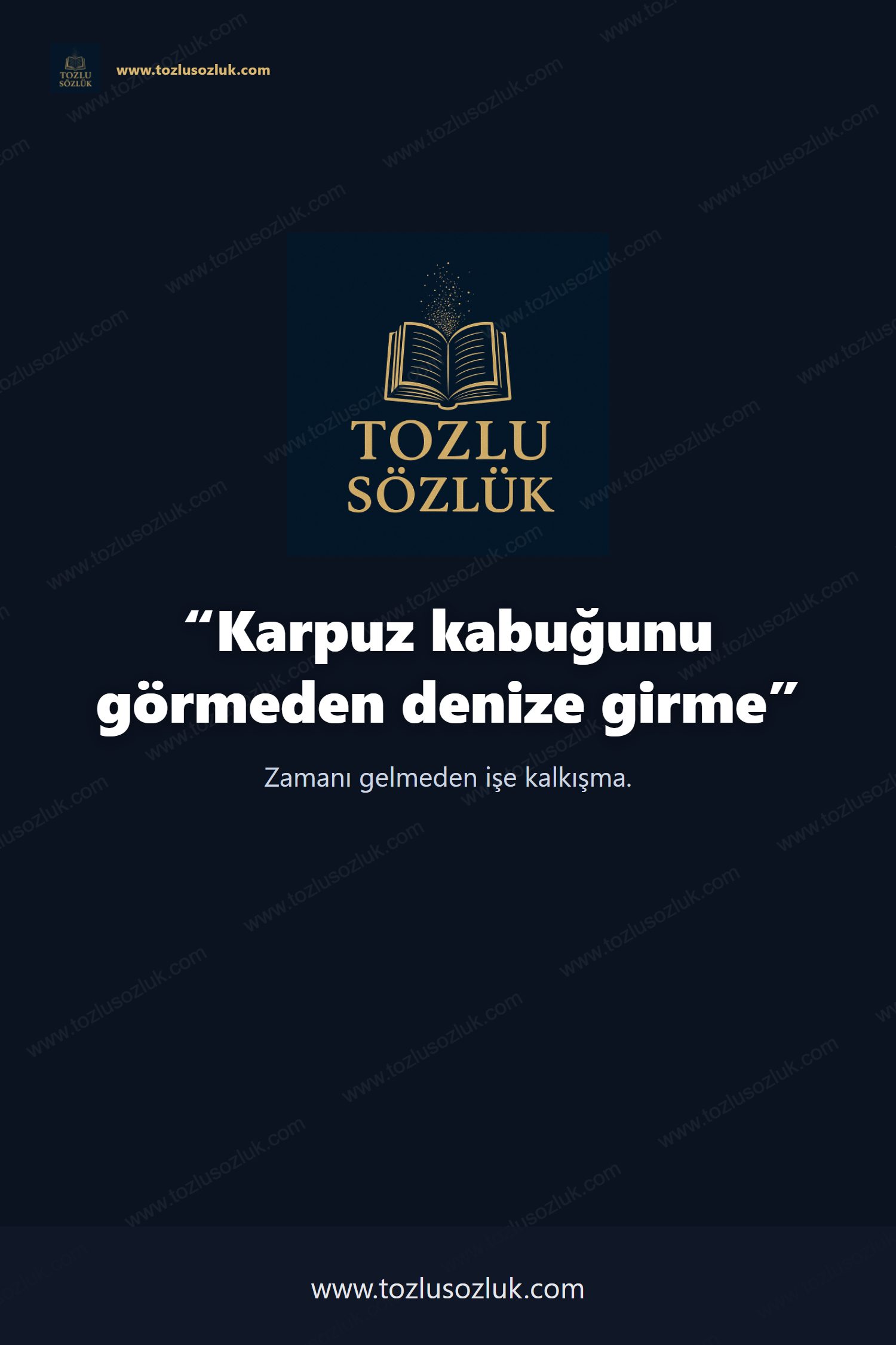 Karpuz kabuğunu görmeden denize girme Pinterest görseli