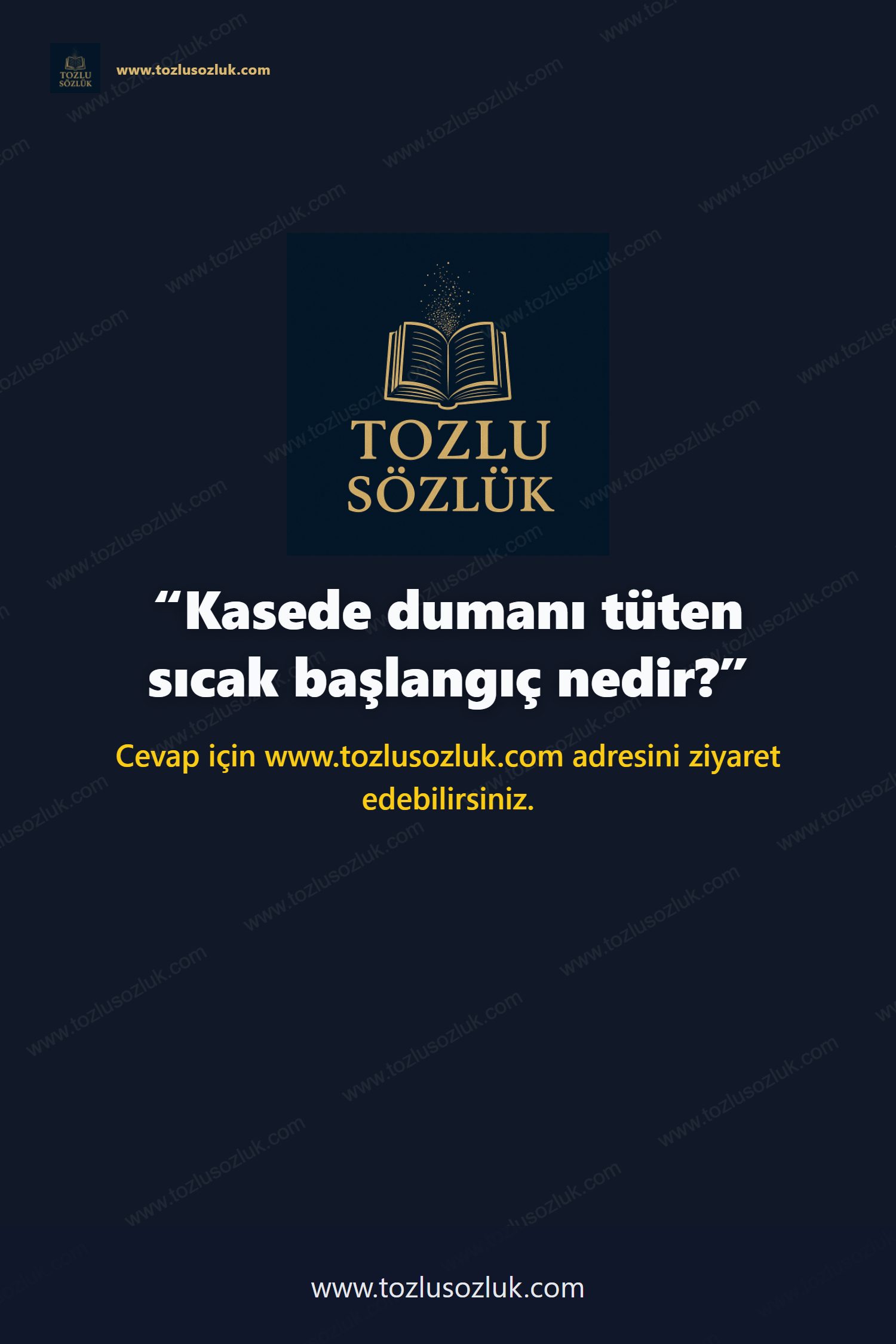 Kasede dumanı tüten sıcak başlangıç nedir? Pinterest görseli
