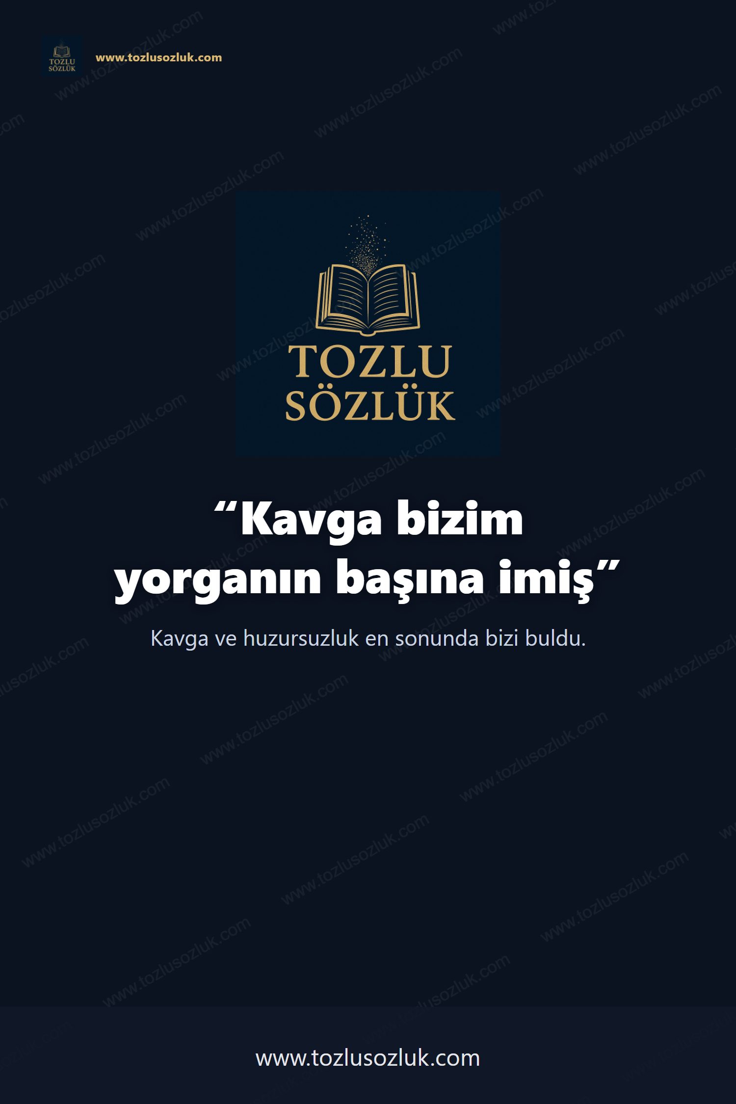 Kavga bizim yorganın başına imiş Pinterest görseli