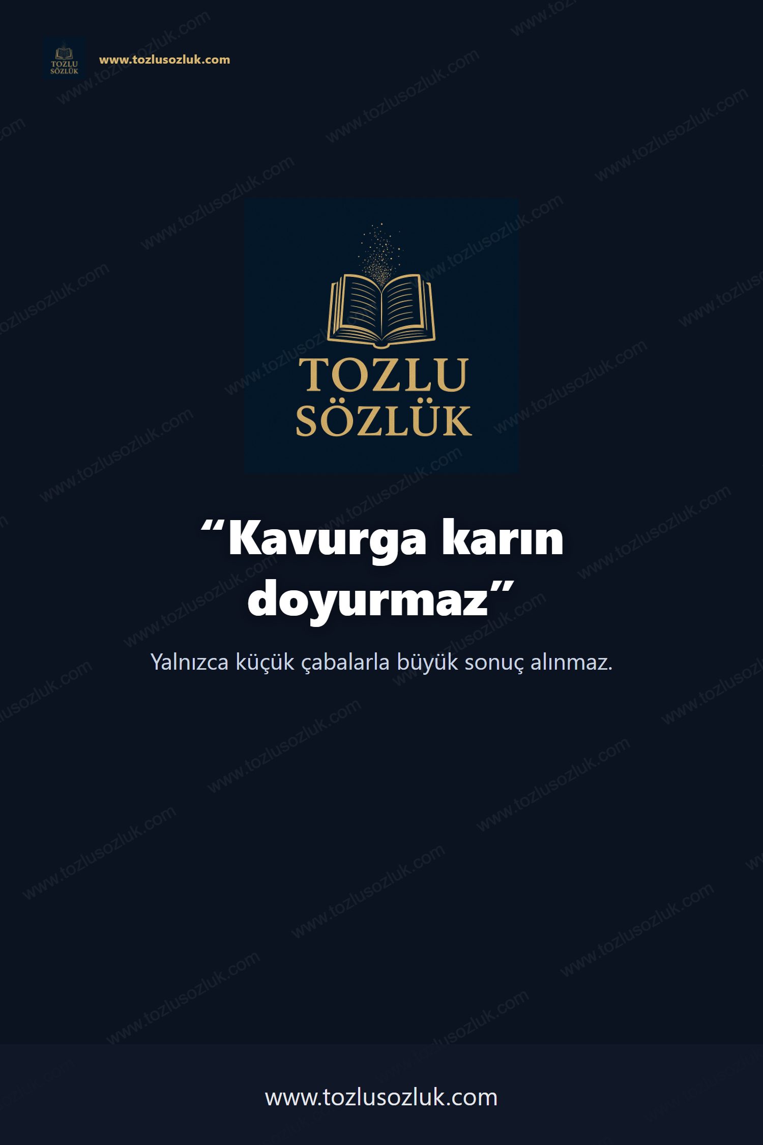 Kavurga karın doyurmaz Pinterest görseli