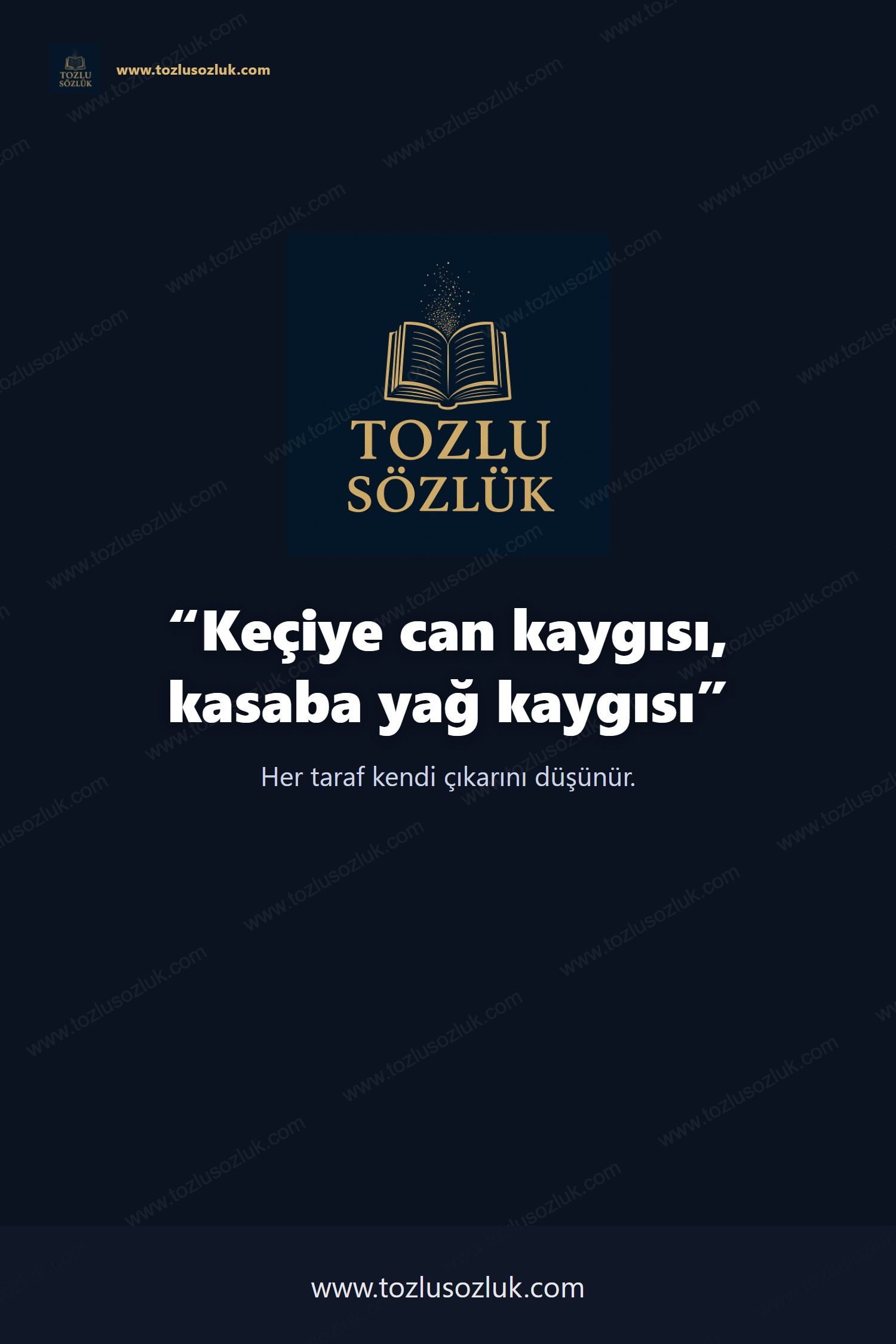 Keçiye can kaygısı, kasaba yağ kaygısı Pinterest görseli