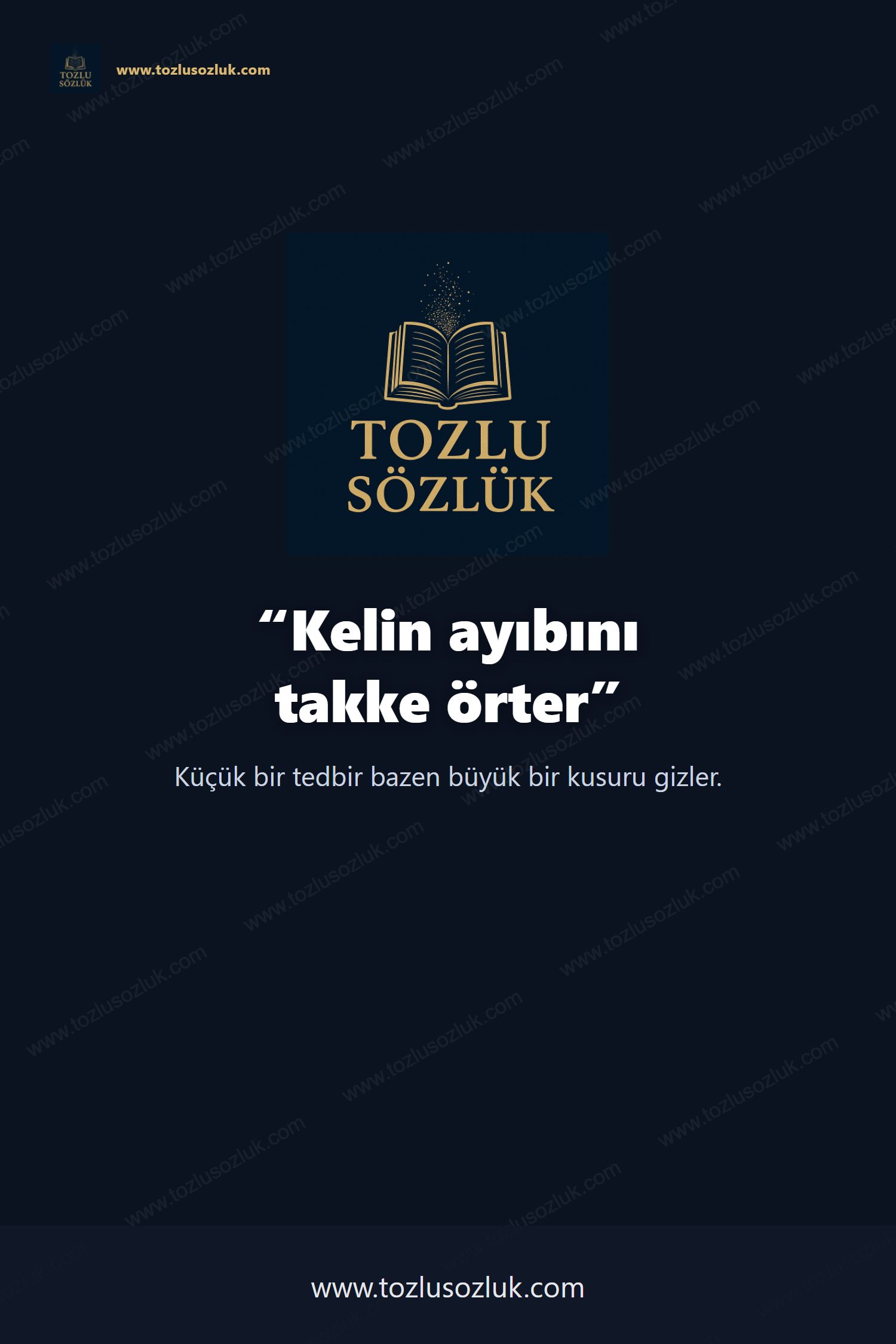 Kelin ayıbını takke örter Pinterest görseli