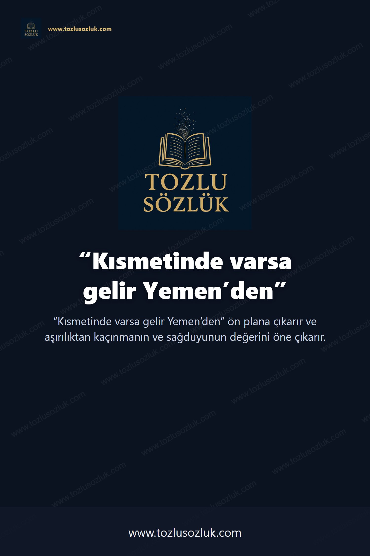 Kısmetinde varsa gelir Yemen’den Pinterest görseli
