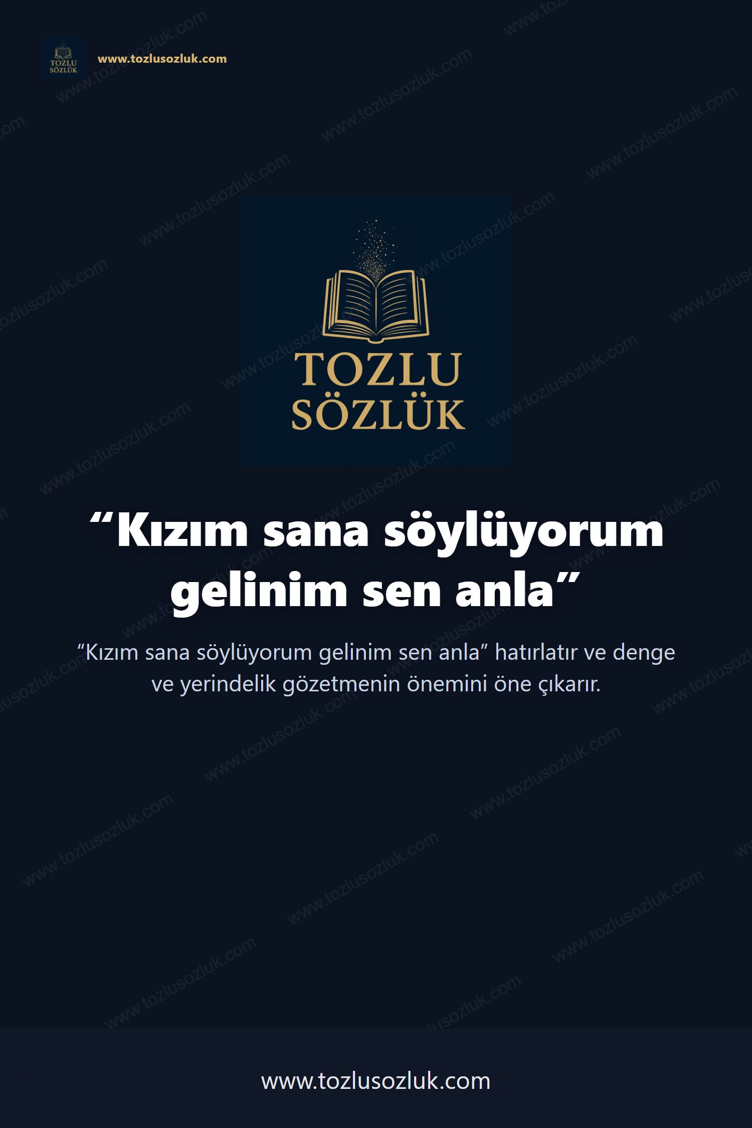 Kızım sana söylüyorum gelinim sen anla Pinterest görseli