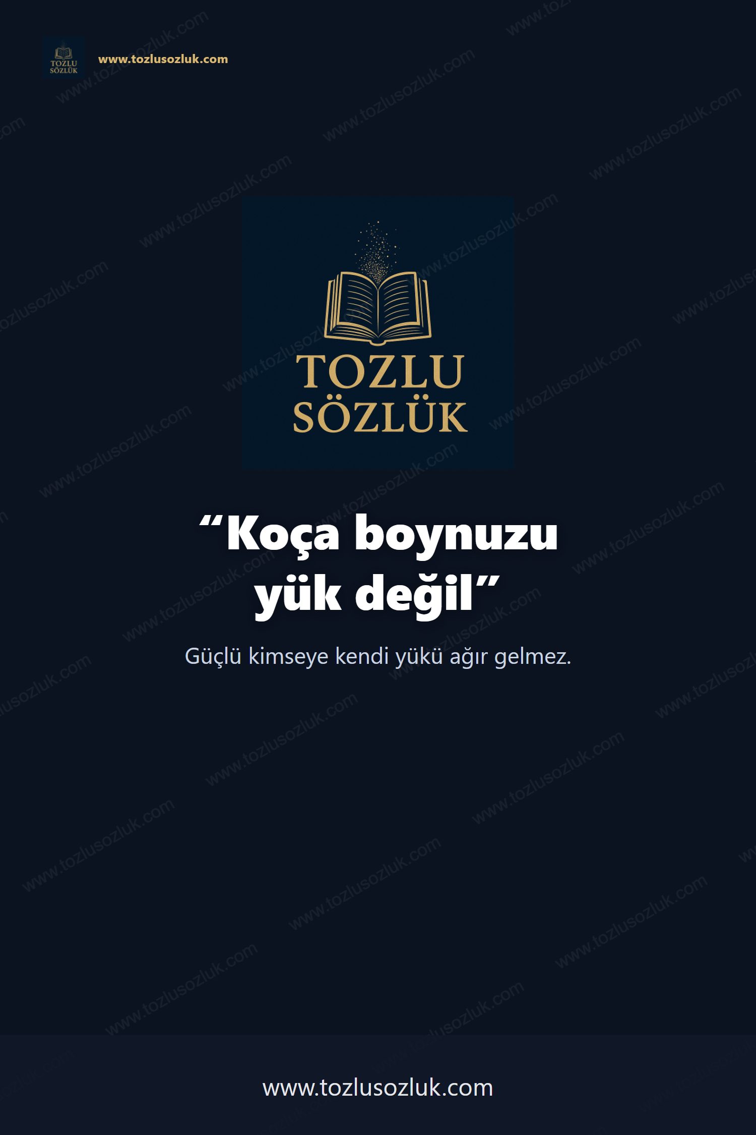 Koça boynuzu yük değil Pinterest görseli