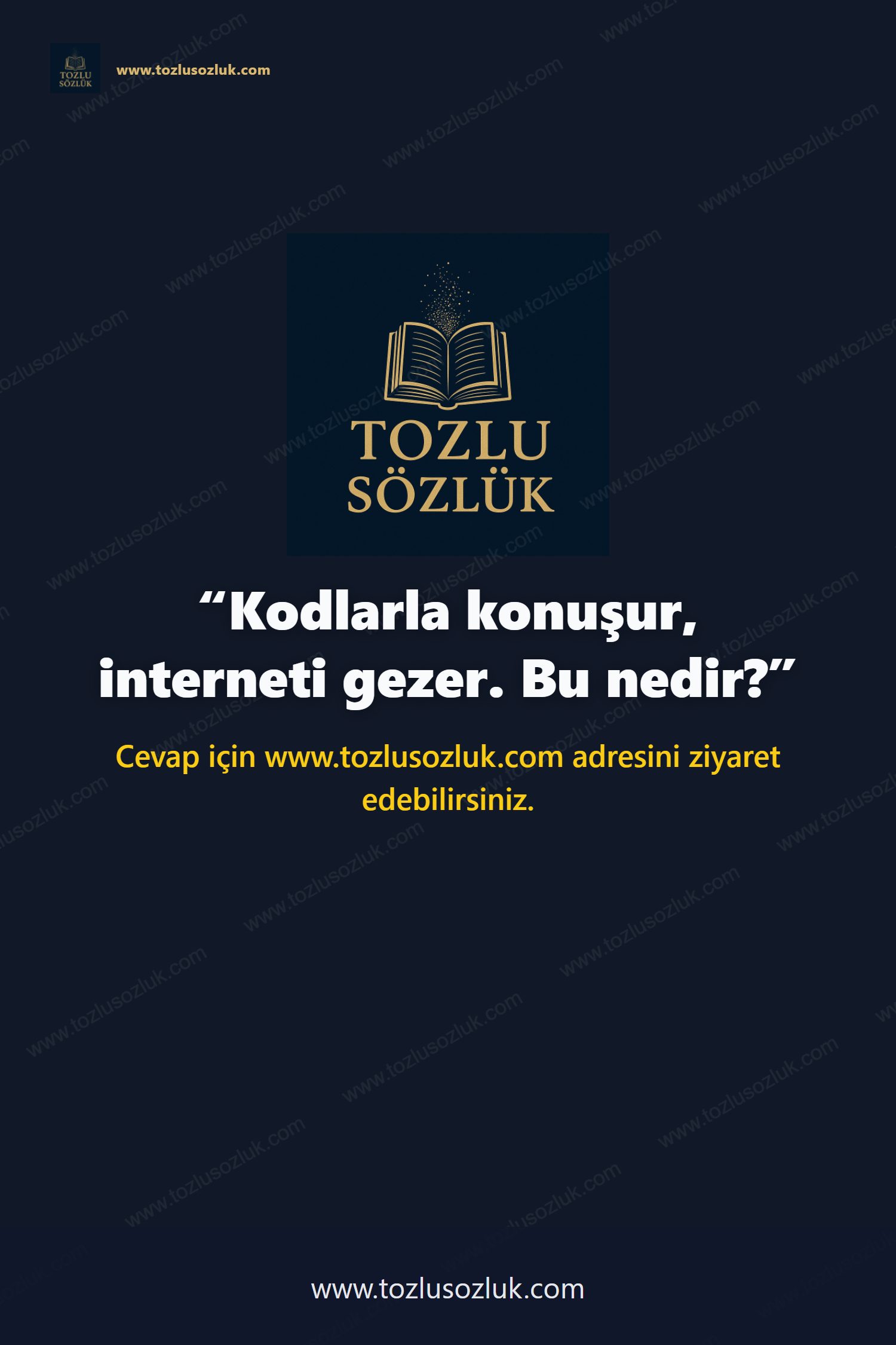 Kodlarla konuşur, interneti gezer. Bu nedir? Pinterest görseli