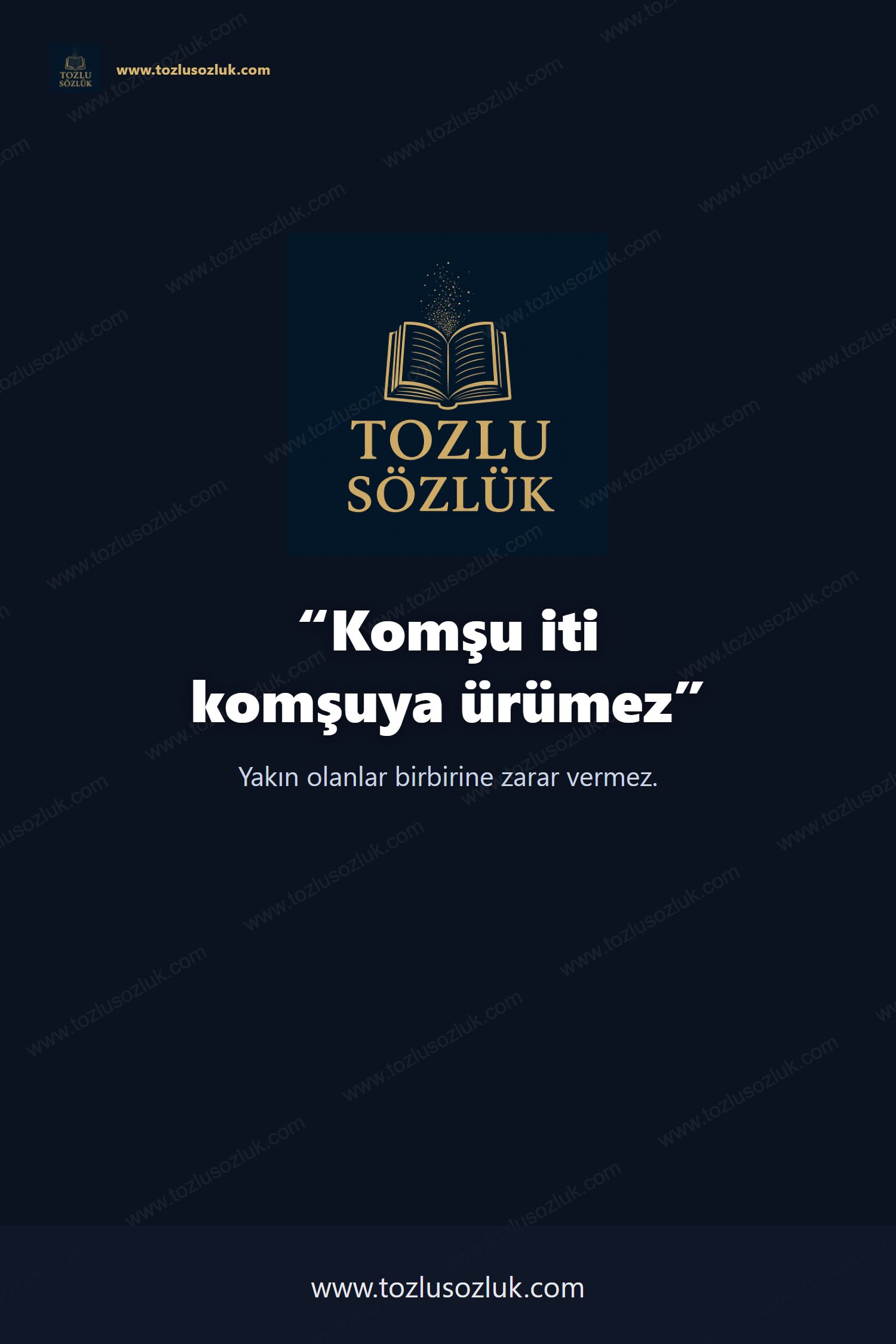 Komşu iti komşuya ürümez Pinterest görseli