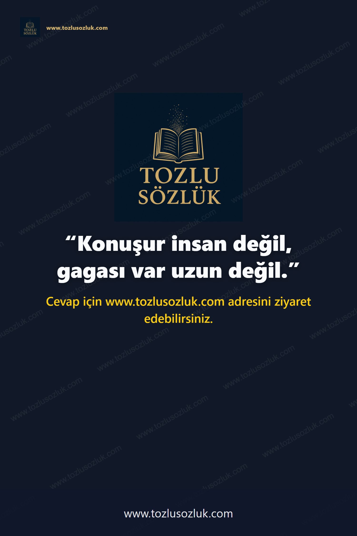 Konuşur insan değil, gagası var uzun değil. Pinterest görseli