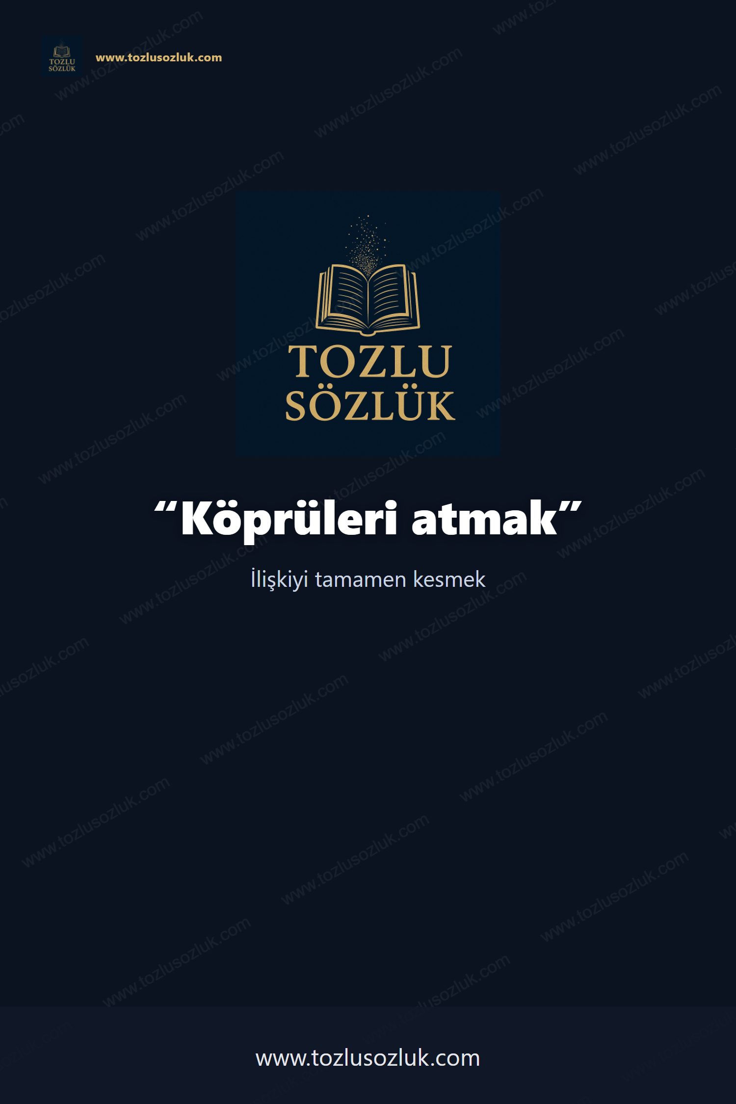 Köprüleri atmak Pinterest görseli