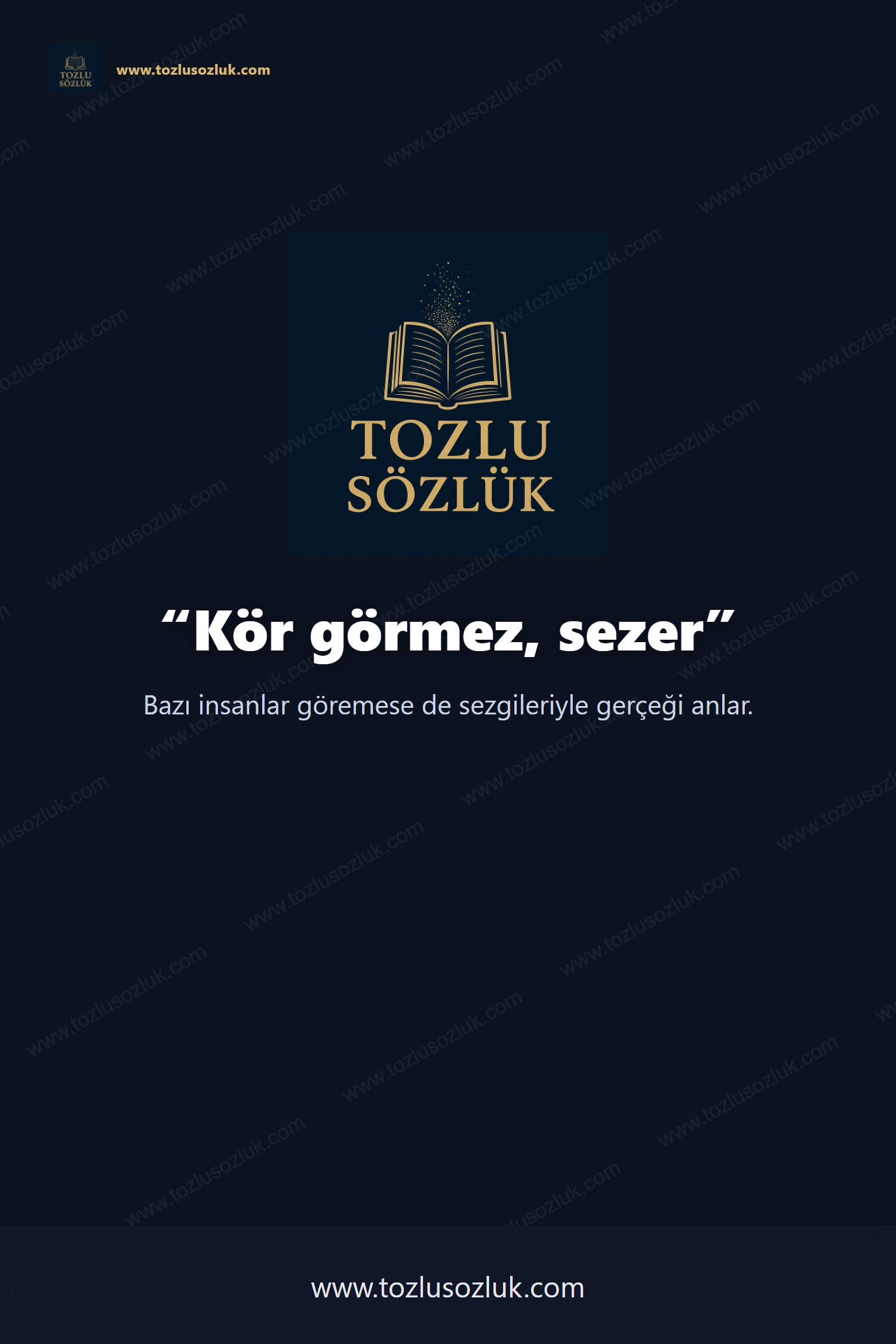 Kör görmez, sezer Pinterest görseli