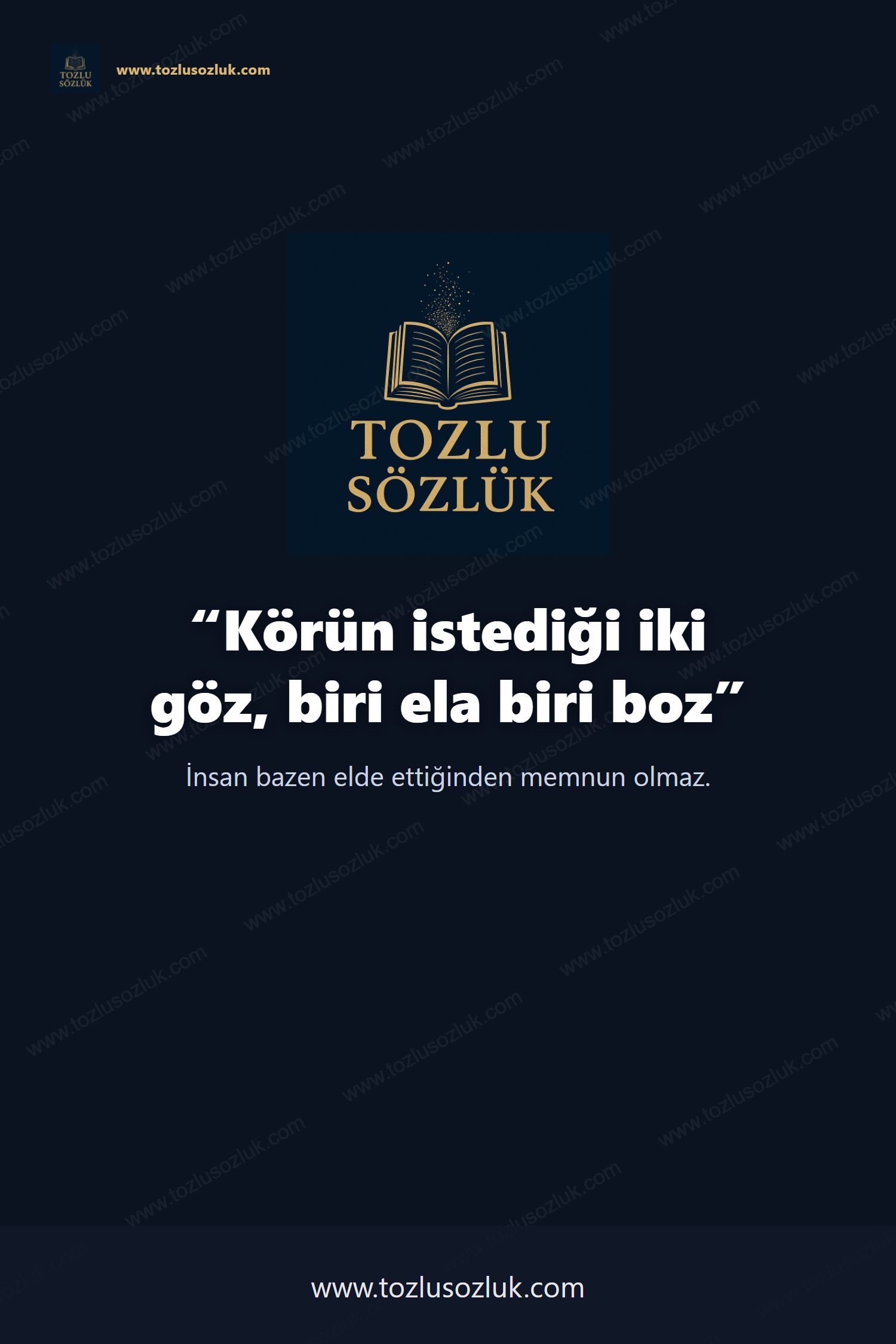 Körün istediği iki göz, biri ela biri boz Pinterest görseli