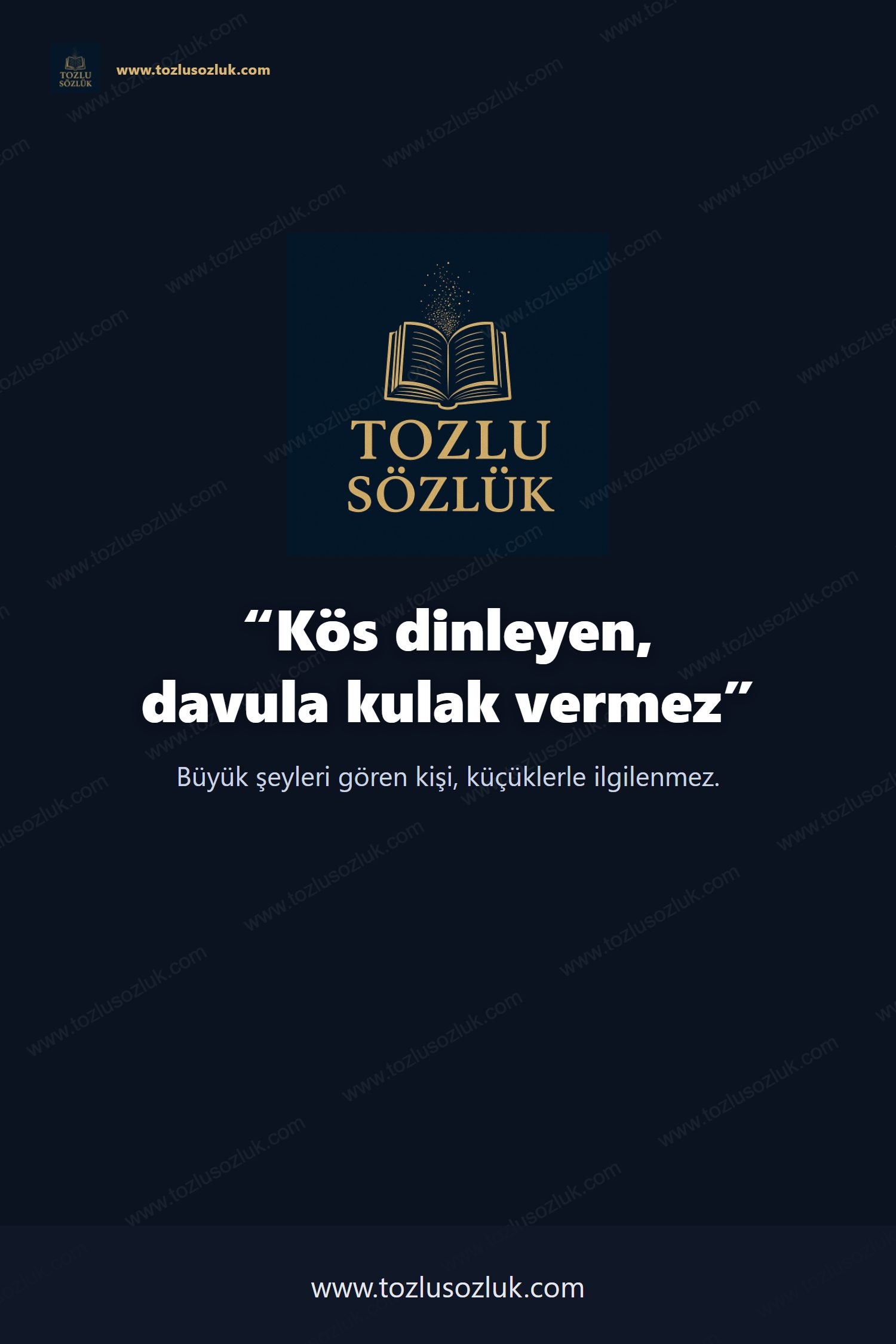 Kös dinleyen, davula kulak vermez Pinterest görseli