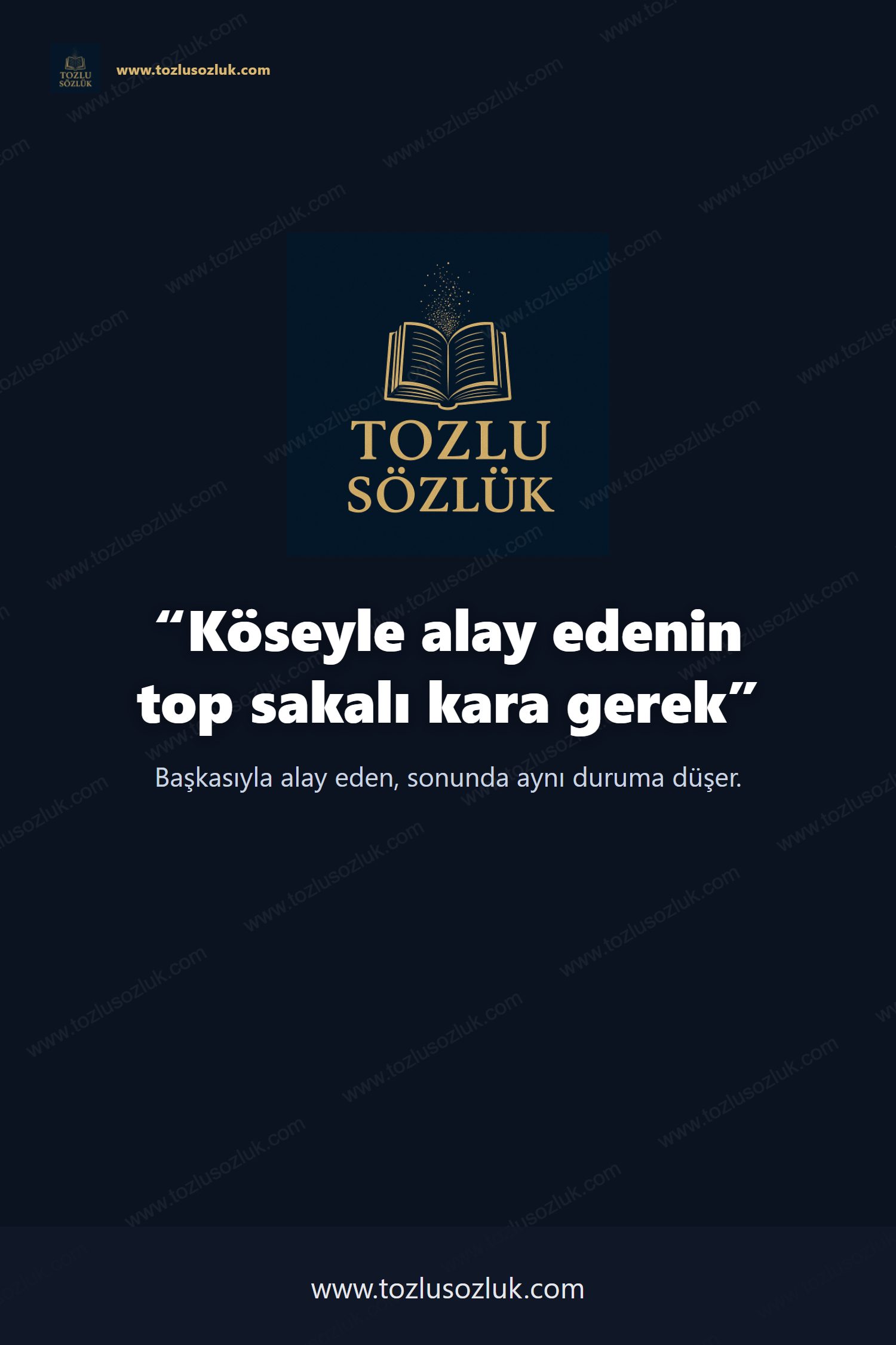 Köseyle alay edenin top sakalı kara gerek Pinterest görseli