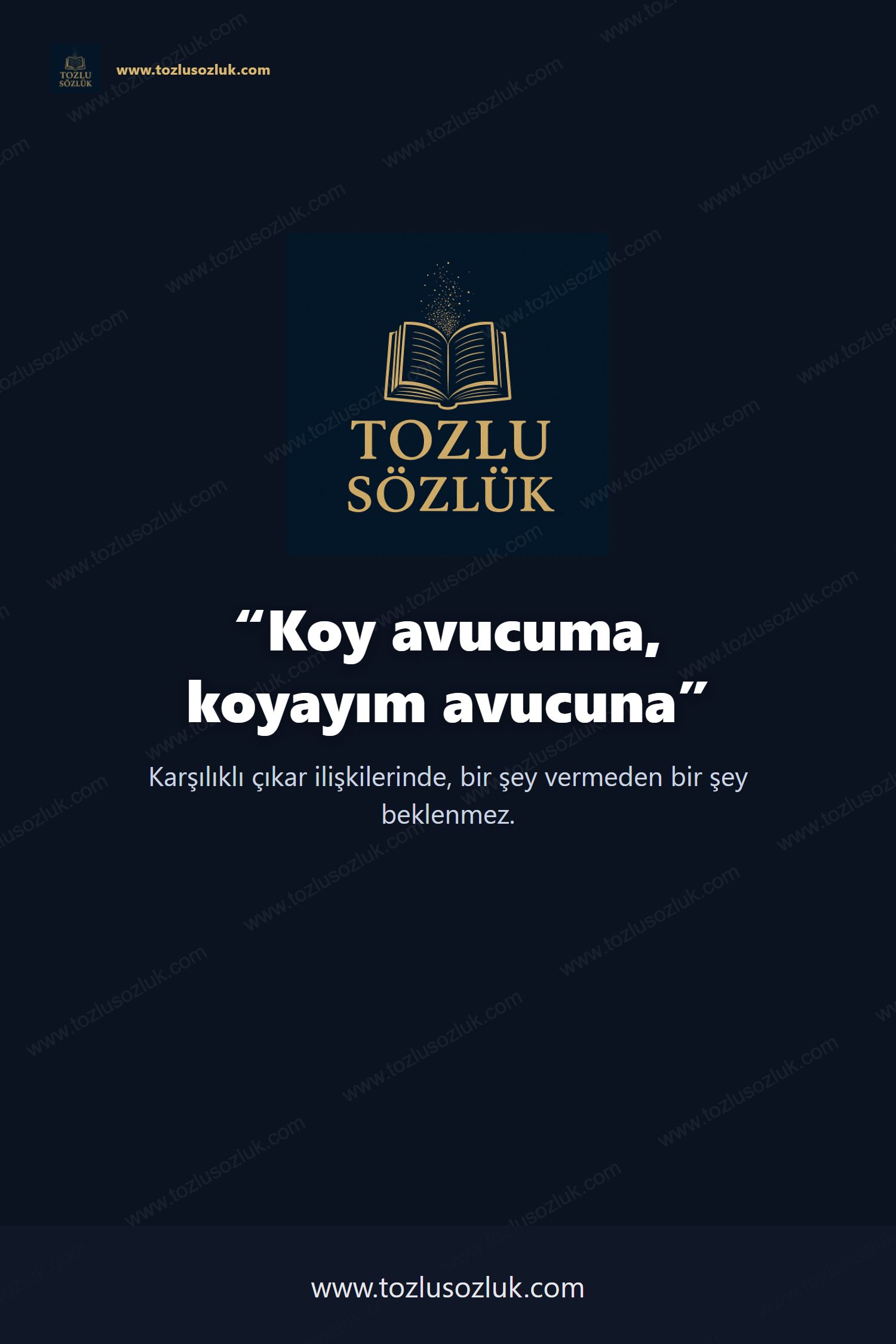 Koy avucuma, koyayım avucuna Pinterest görseli