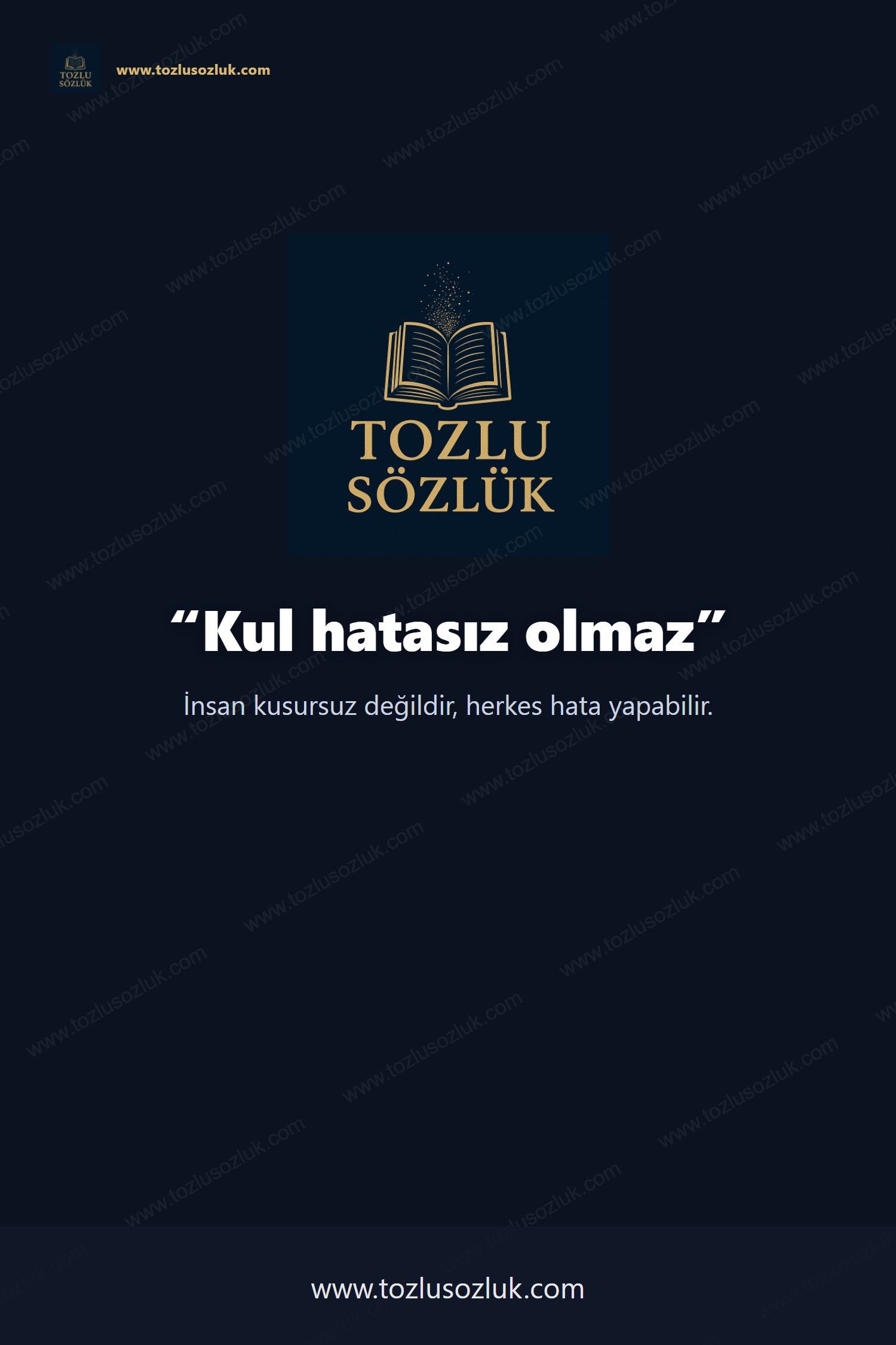 Kul hatasız olmaz Pinterest görseli