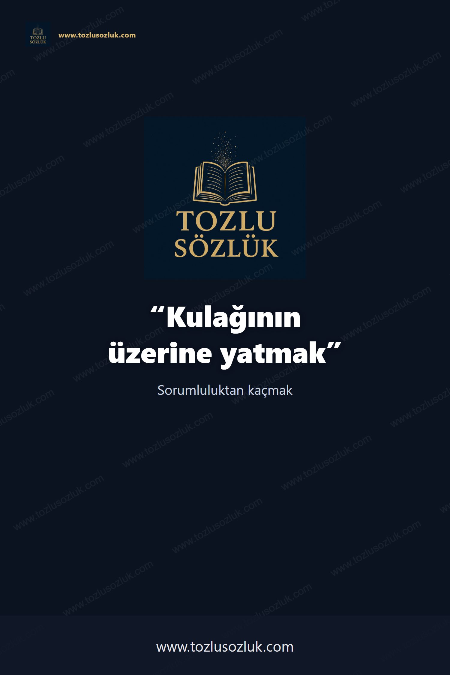 Kulağının üzerine yatmak Pinterest görseli