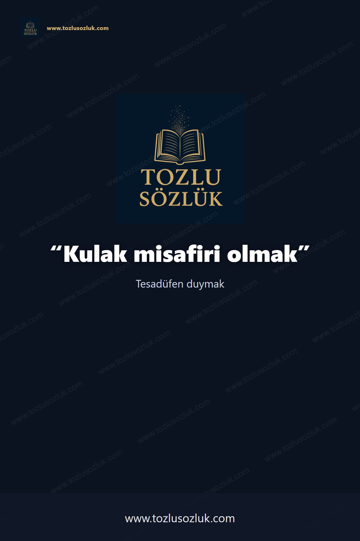 Kulak misafiri olmak Pinterest görseli