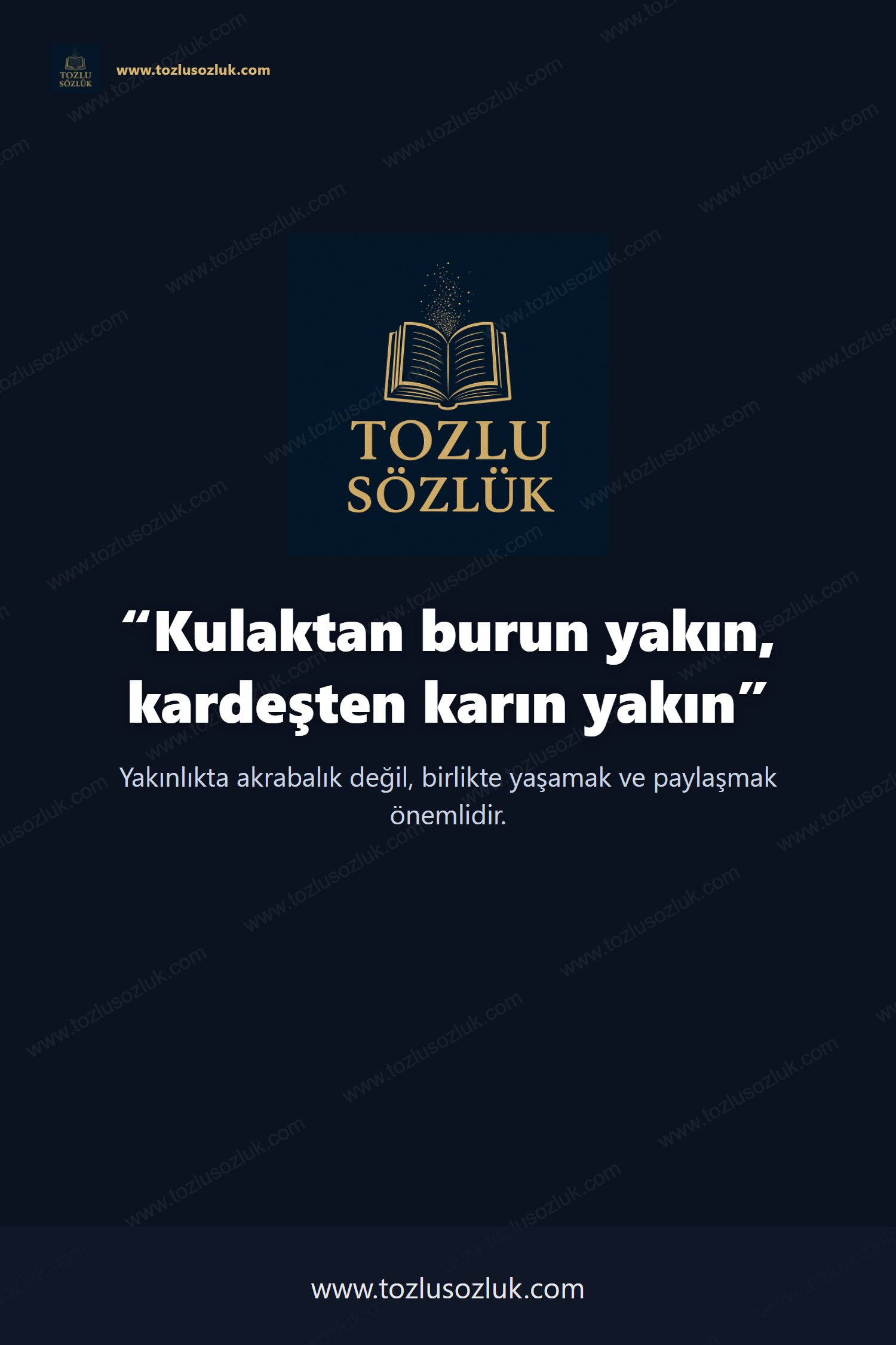 Kulaktan burun yakın, kardeşten karın yakın Pinterest görseli