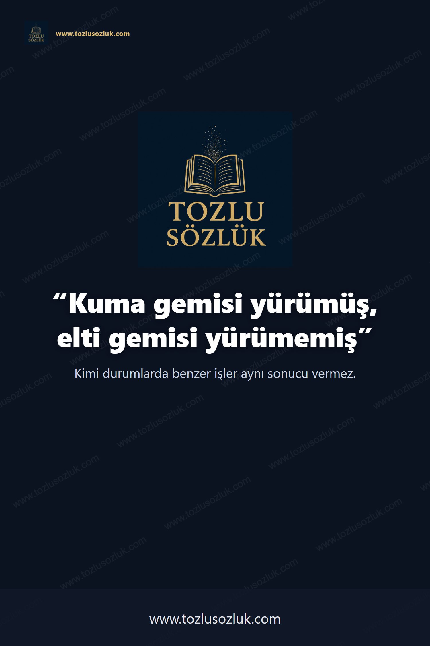 Kuma gemisi yürümüş, elti gemisi yürümemiş Pinterest görseli