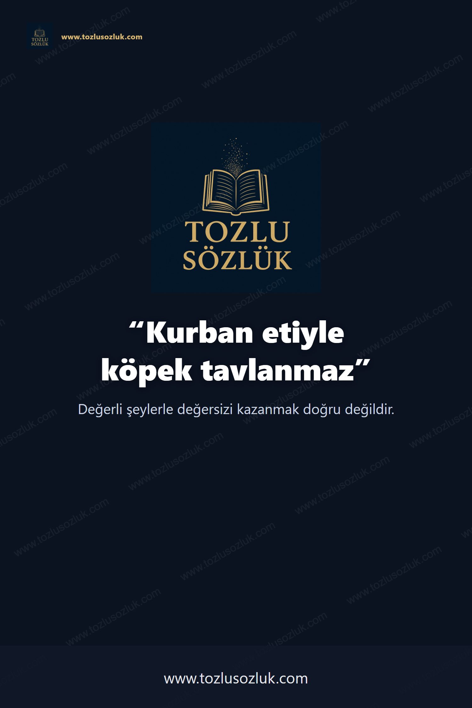 Kurban etiyle köpek tavlanmaz Pinterest görseli