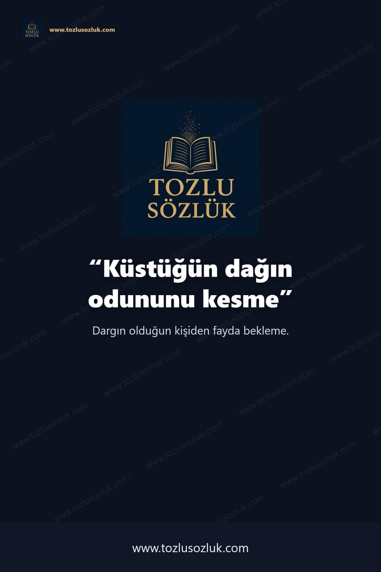 Küstüğün dağın odununu kesme Pinterest görseli