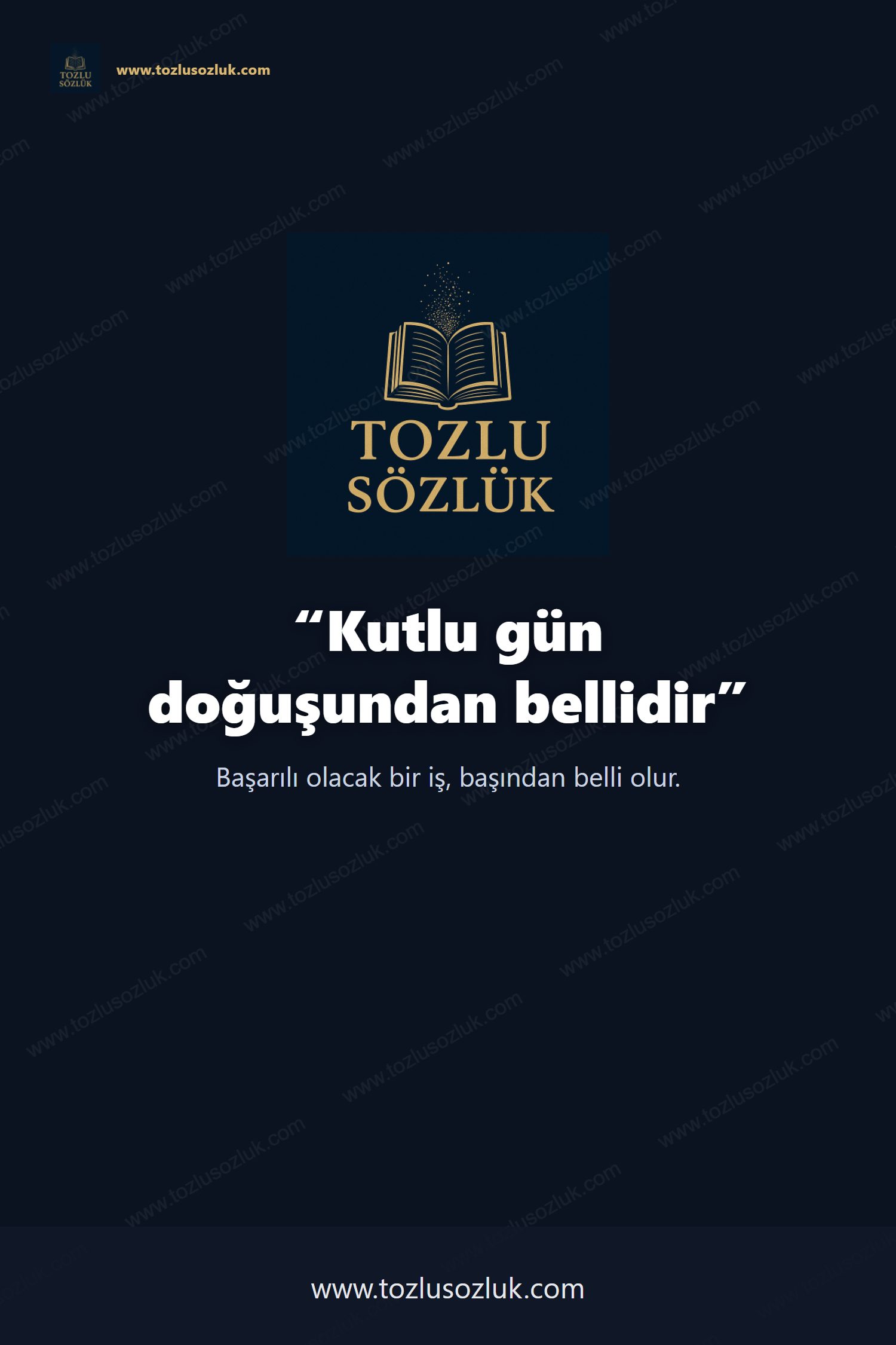 Kutlu gün doğuşundan bellidir Pinterest görseli