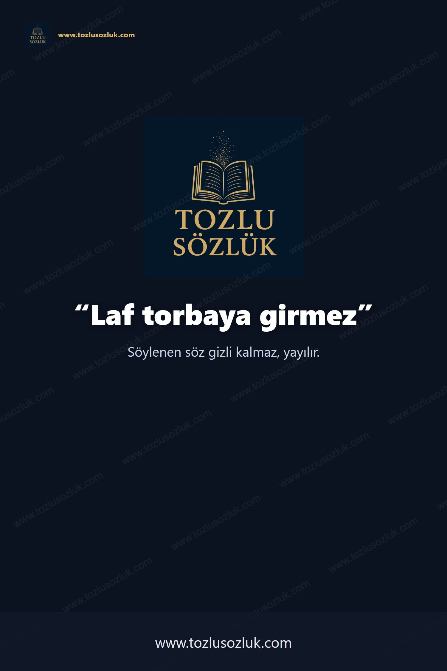 Laf torbaya girmez Pinterest görseli