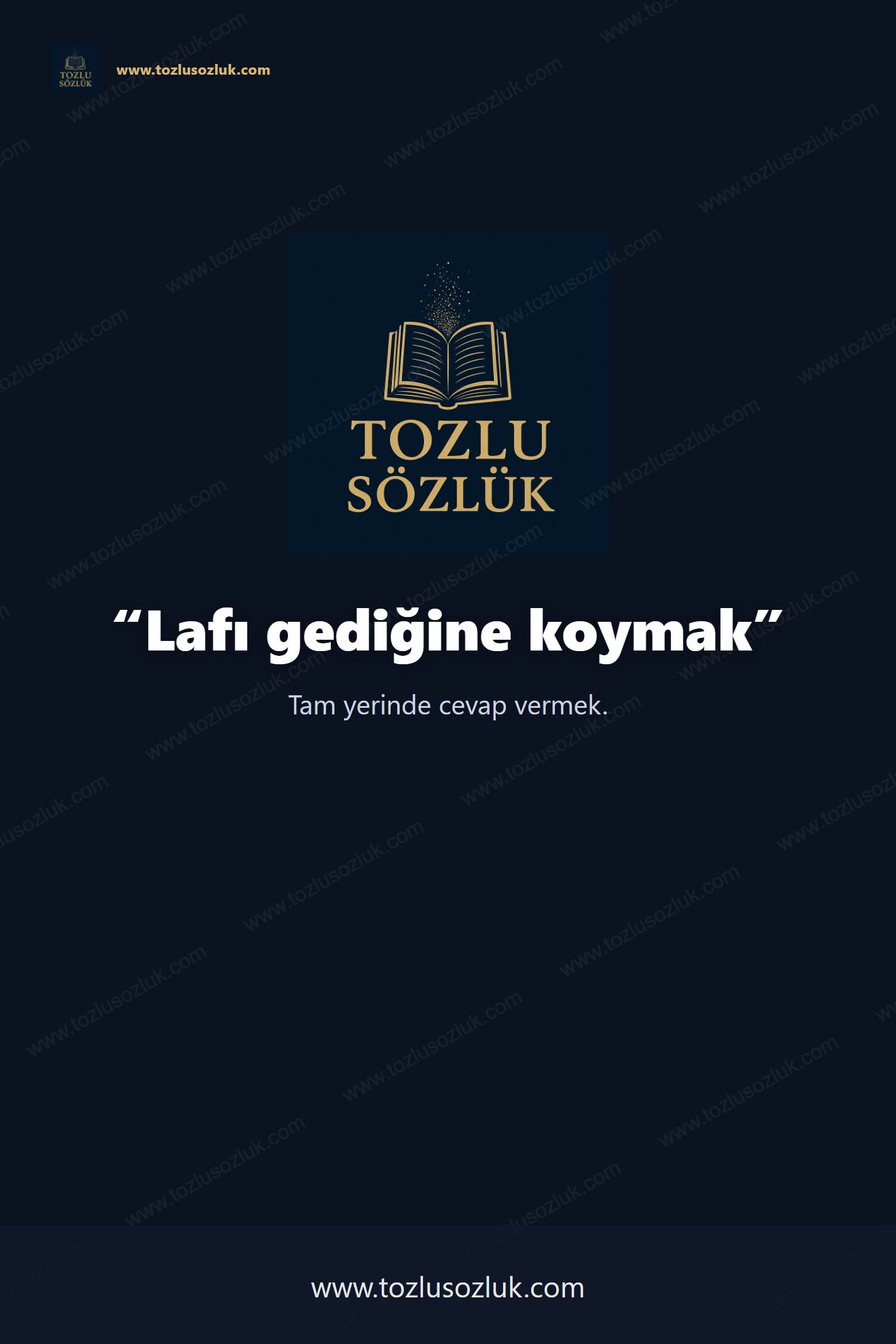 Lafı gediğine koymak Pinterest görseli