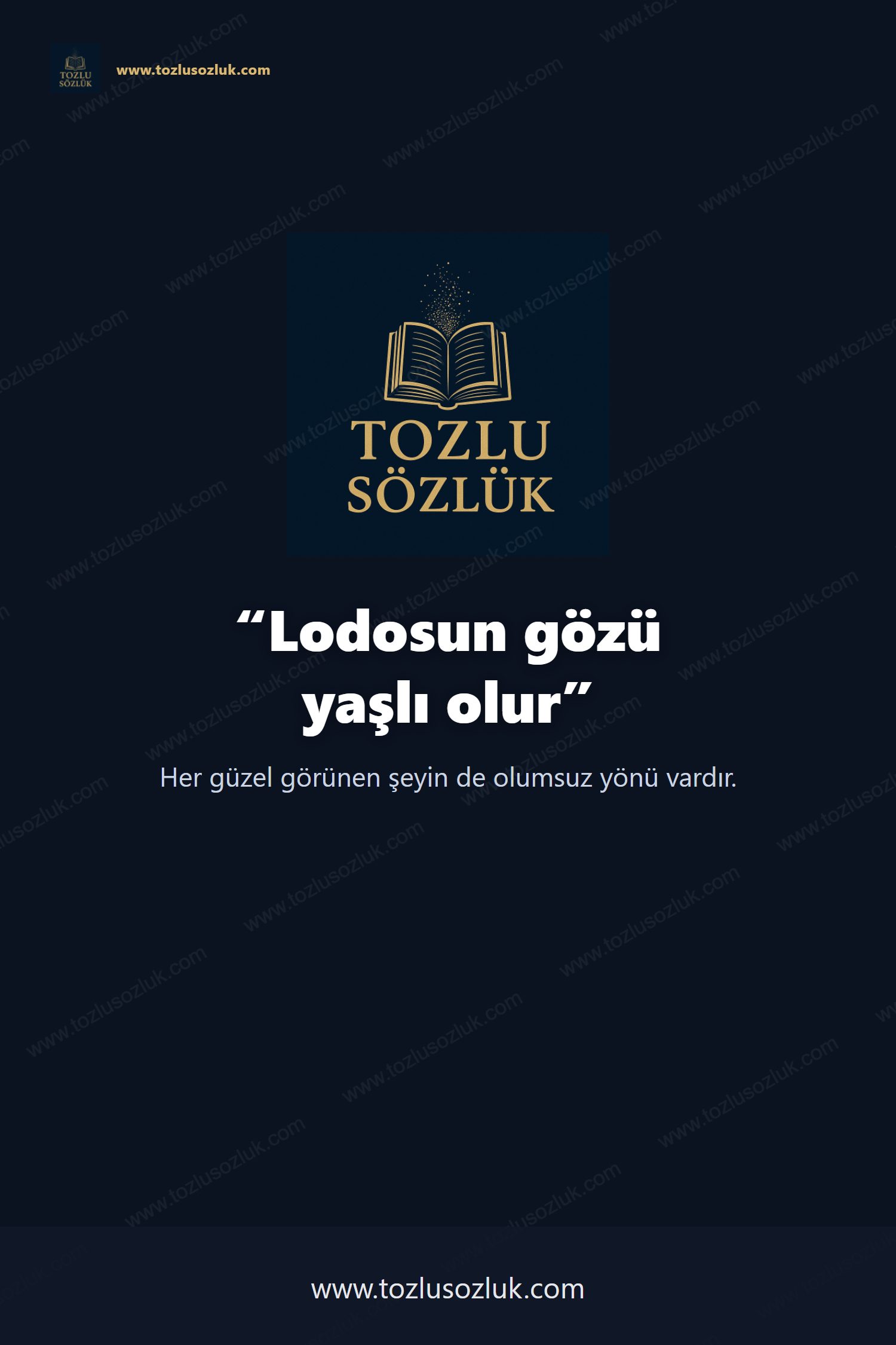 Lodosun gözü yaşlı olur Pinterest görseli