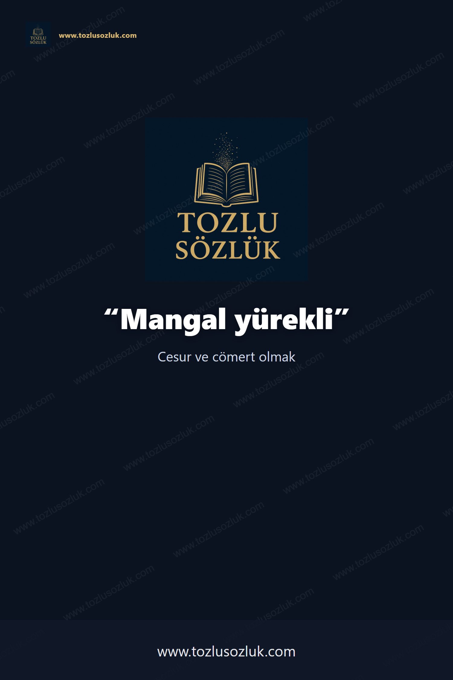 Mangal yürekli Pinterest görseli