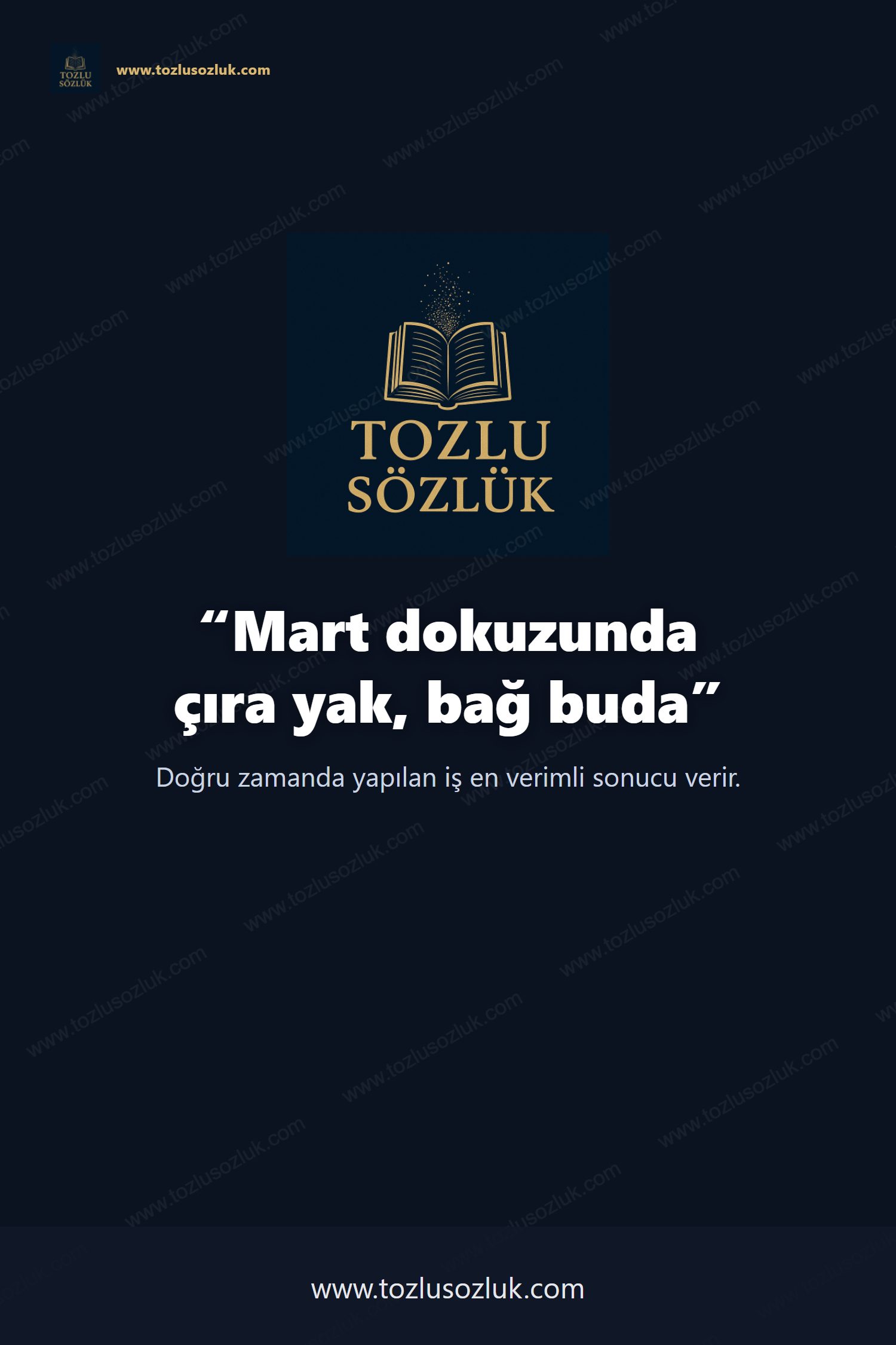 Mart dokuzunda çıra yak, bağ buda Pinterest görseli