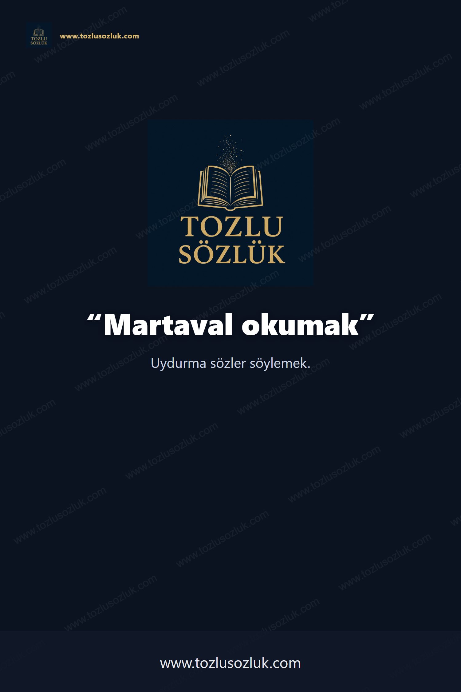 Martaval okumak Pinterest görseli